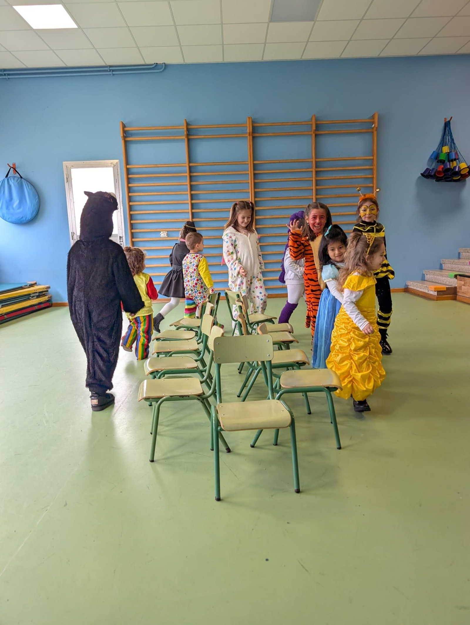 O Entroido no colexio de Sarreaus