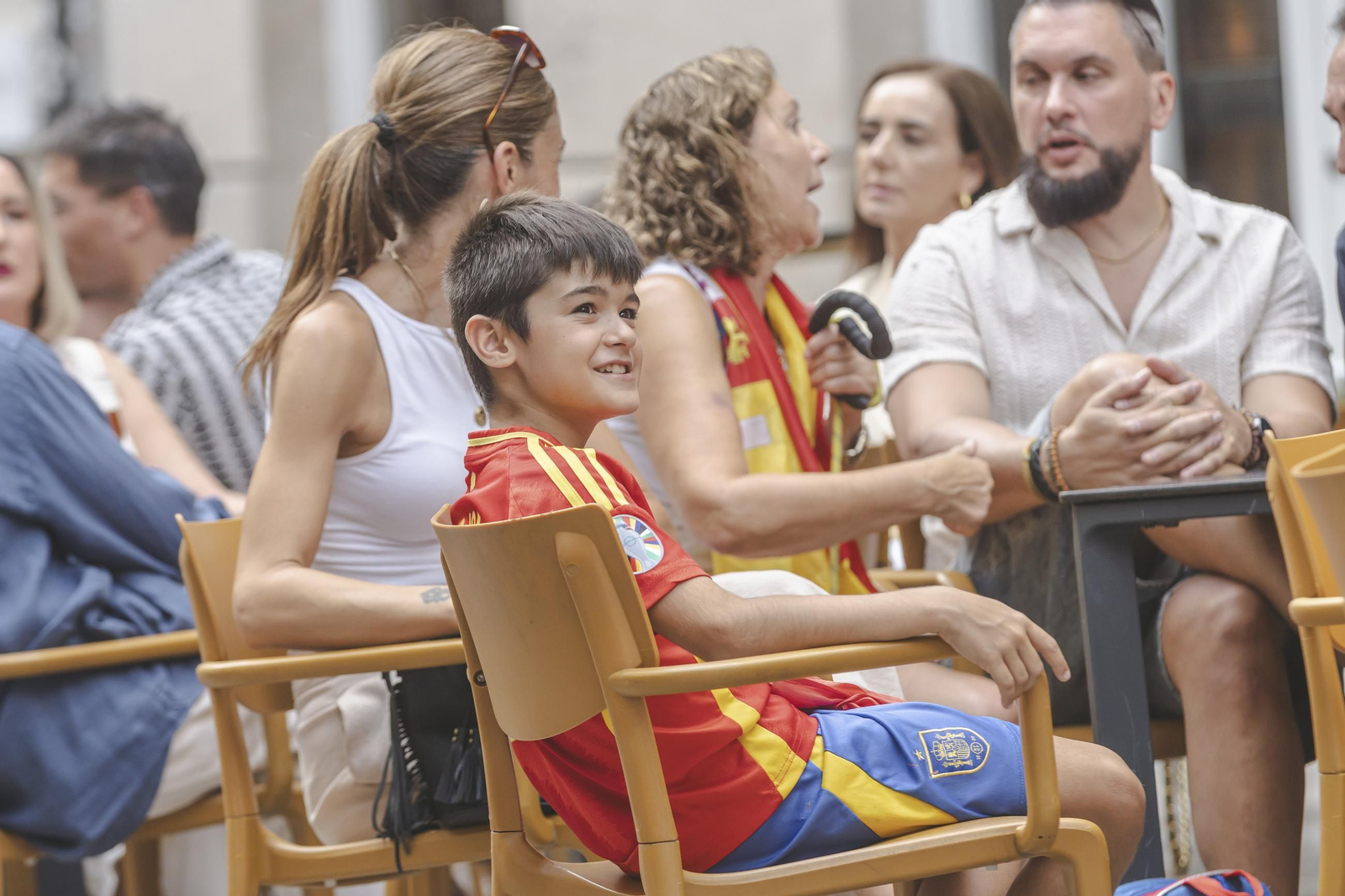 Galería | La ilusión por España tiñe de rojo la provincia de Ourense en la semifinal, en fotos