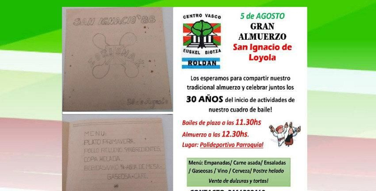 Cartel de la convocatoria de este domingo