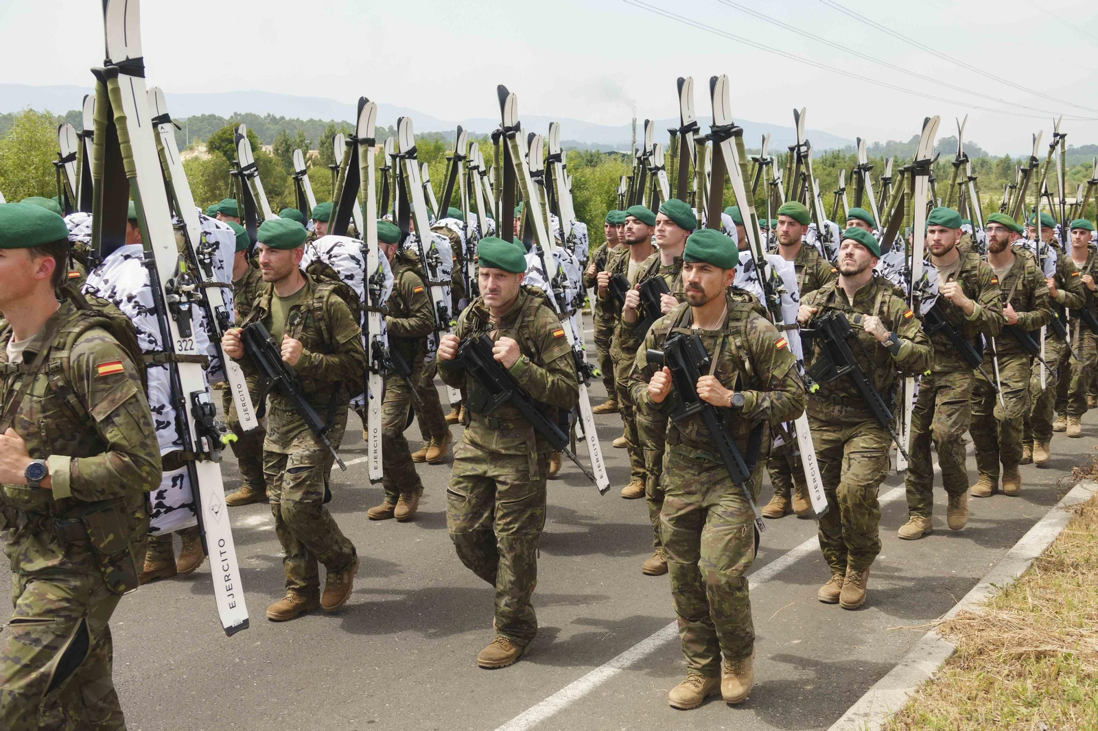 Galería | Ensayos para el acto central del Día de las Fuerzas Armadas en Vigo