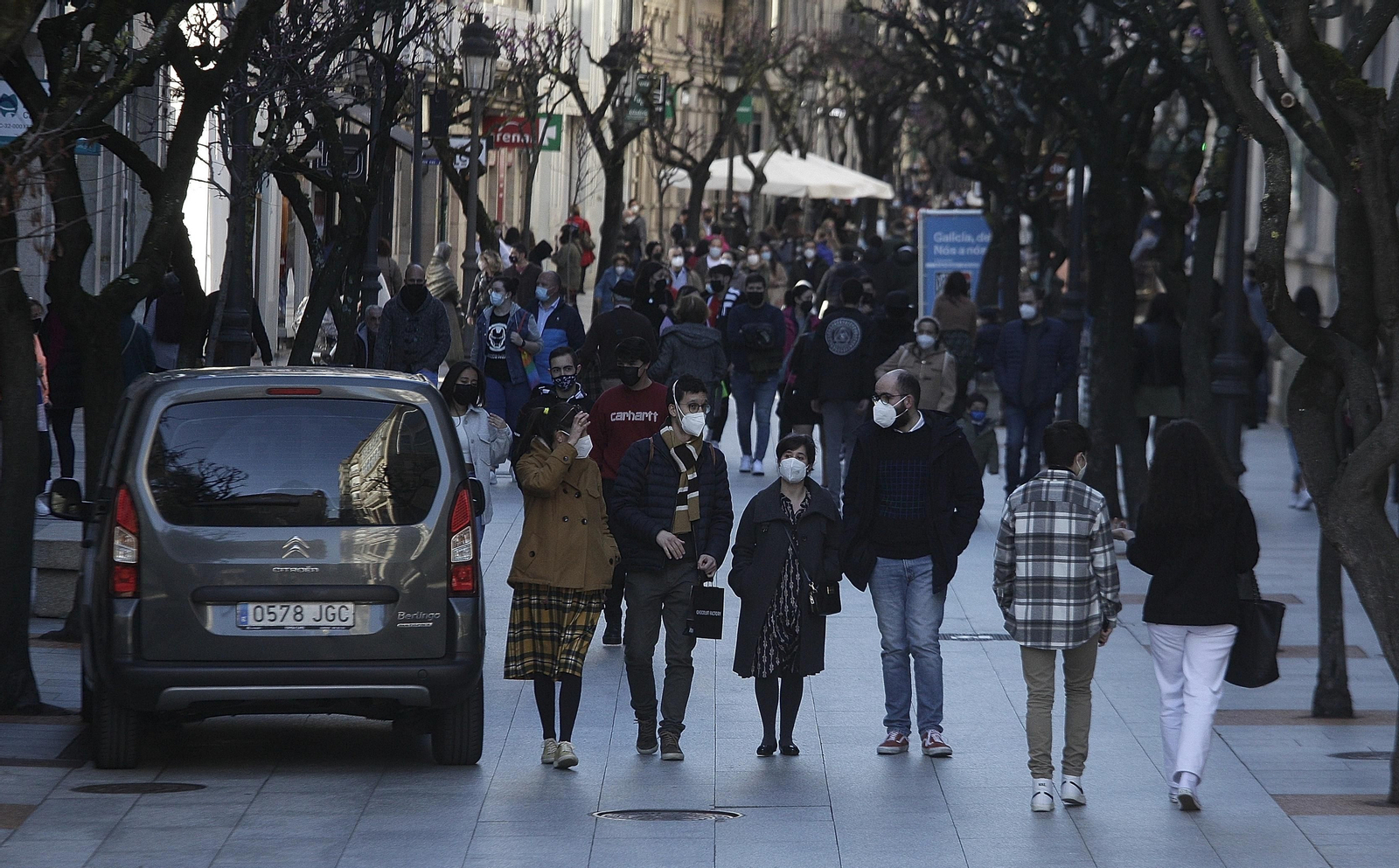 Ambiente en Ourense durante la pasada semana. (FOTO: Martiño Pinal)