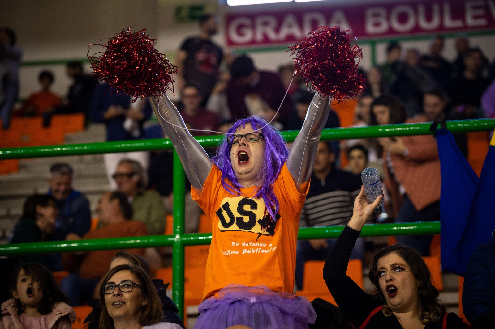 OURENSE (PAZO DOS DEPORTES PACO PAZ). 18/02/2023. OURENSE. Partido de liga LEB Oro entre o Cob e o Basquet Coruña. FOTO: ÓSCAR PINAL