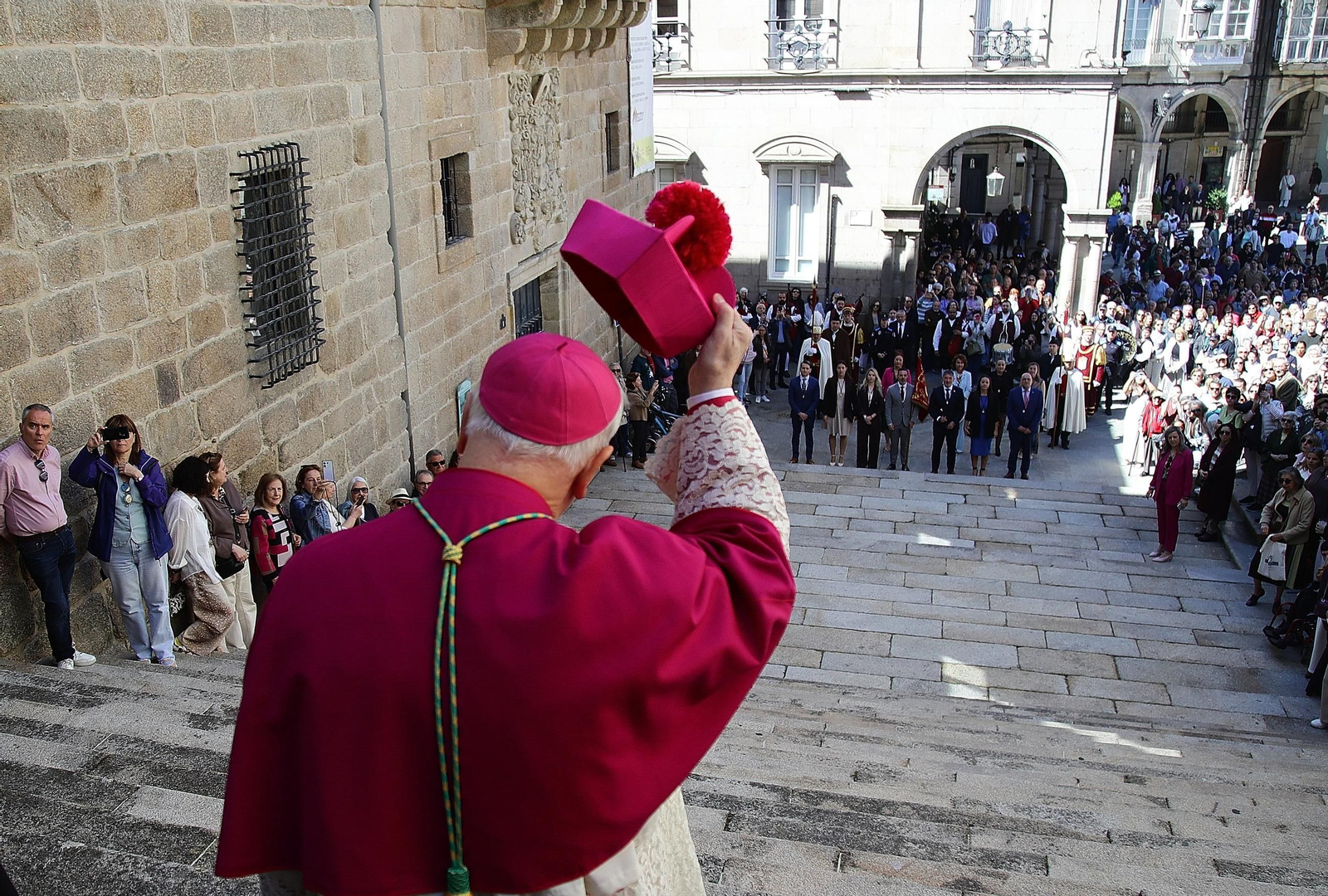Leonardo Lemos realiza el "Desplante" a la corporación municipal.