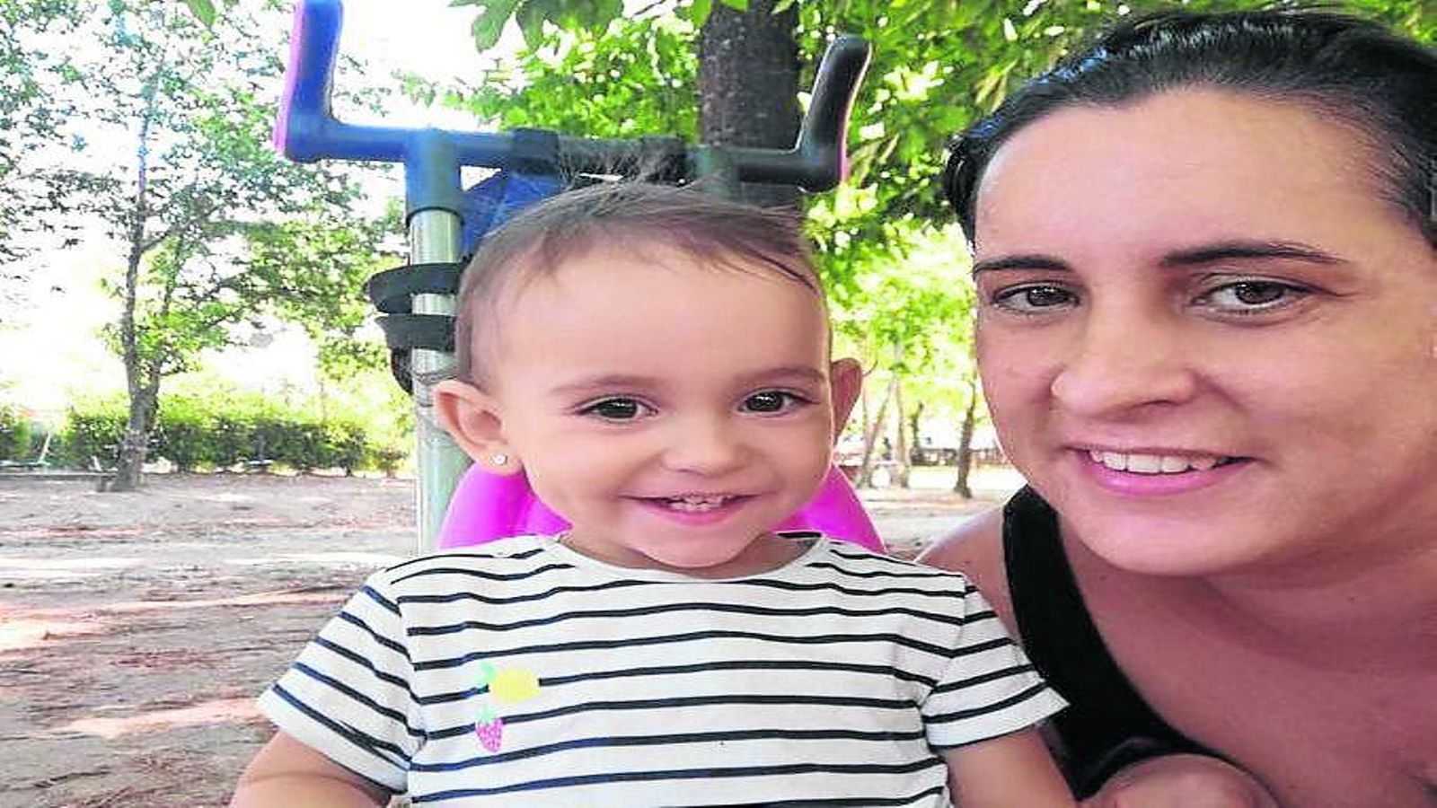 Vanessa y su hija Alba