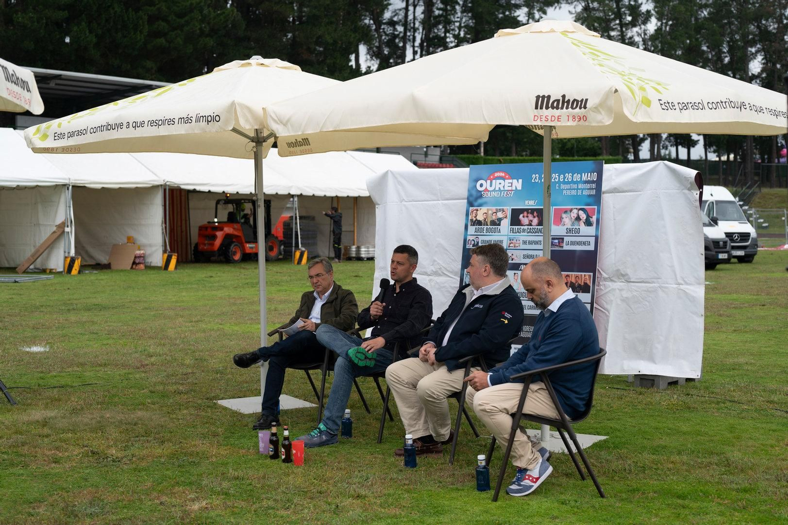 Luis Menor,Rubén Álvarez, Cecilio Santalices y Chus Sáez.