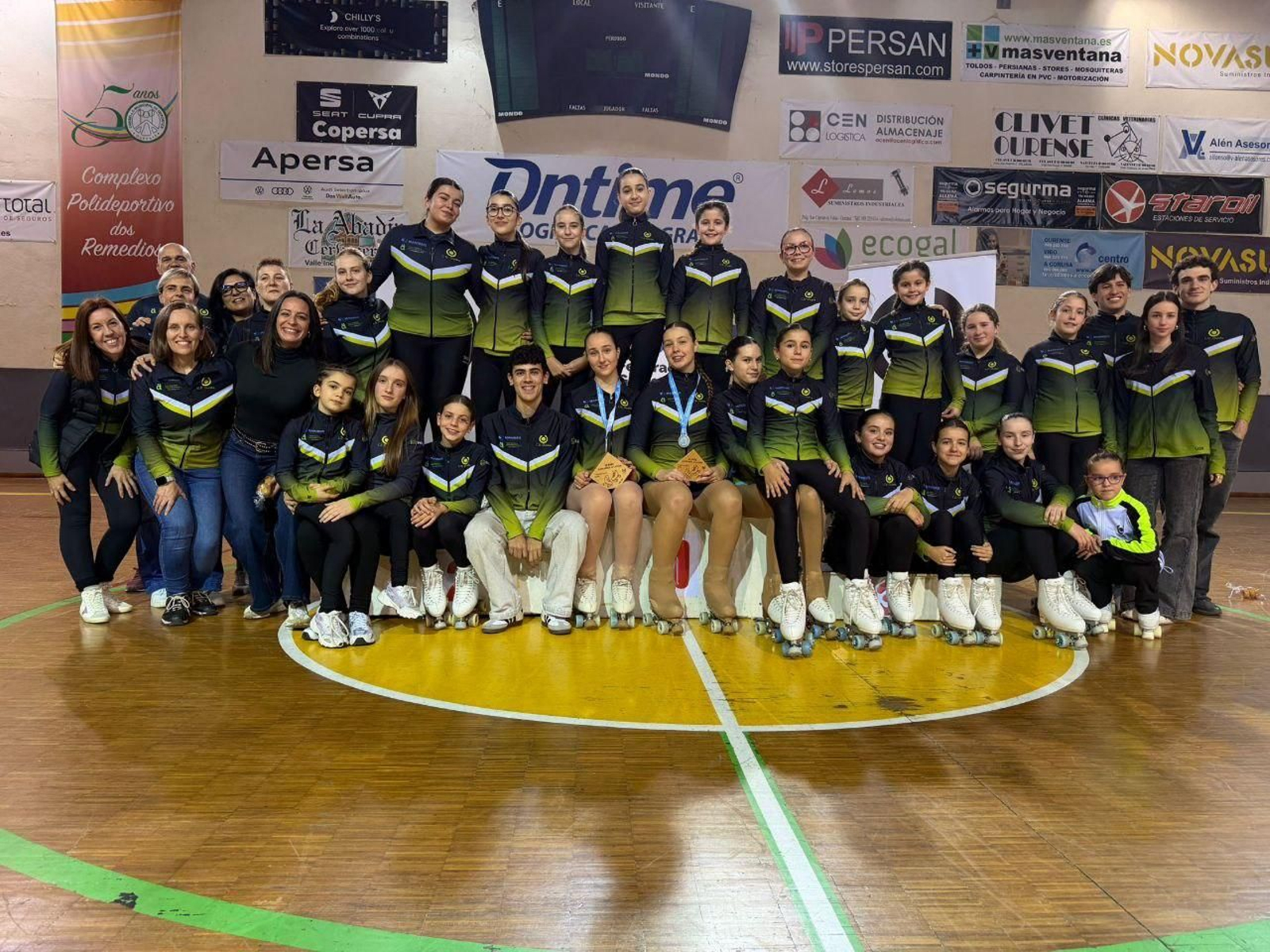 Galería | El patinaje amateur llena de actividad Ourense