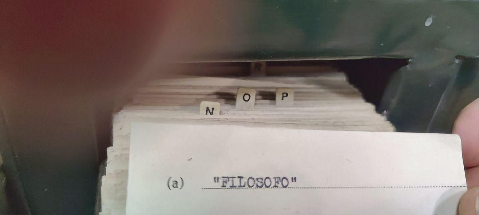 Fichero de delincuentes clasificados por sus motes.