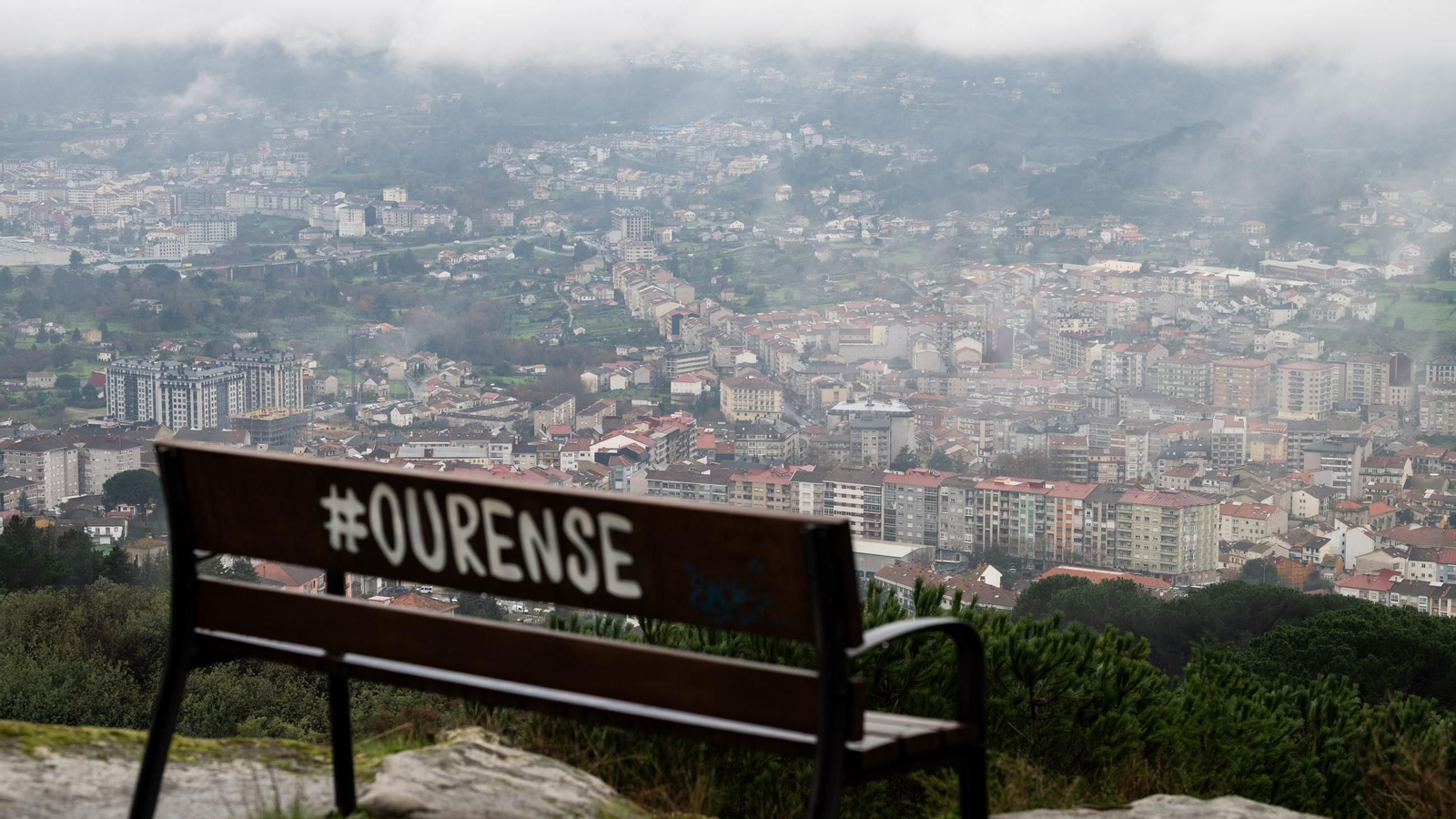 La ciudad de Ourense, desde las alturas