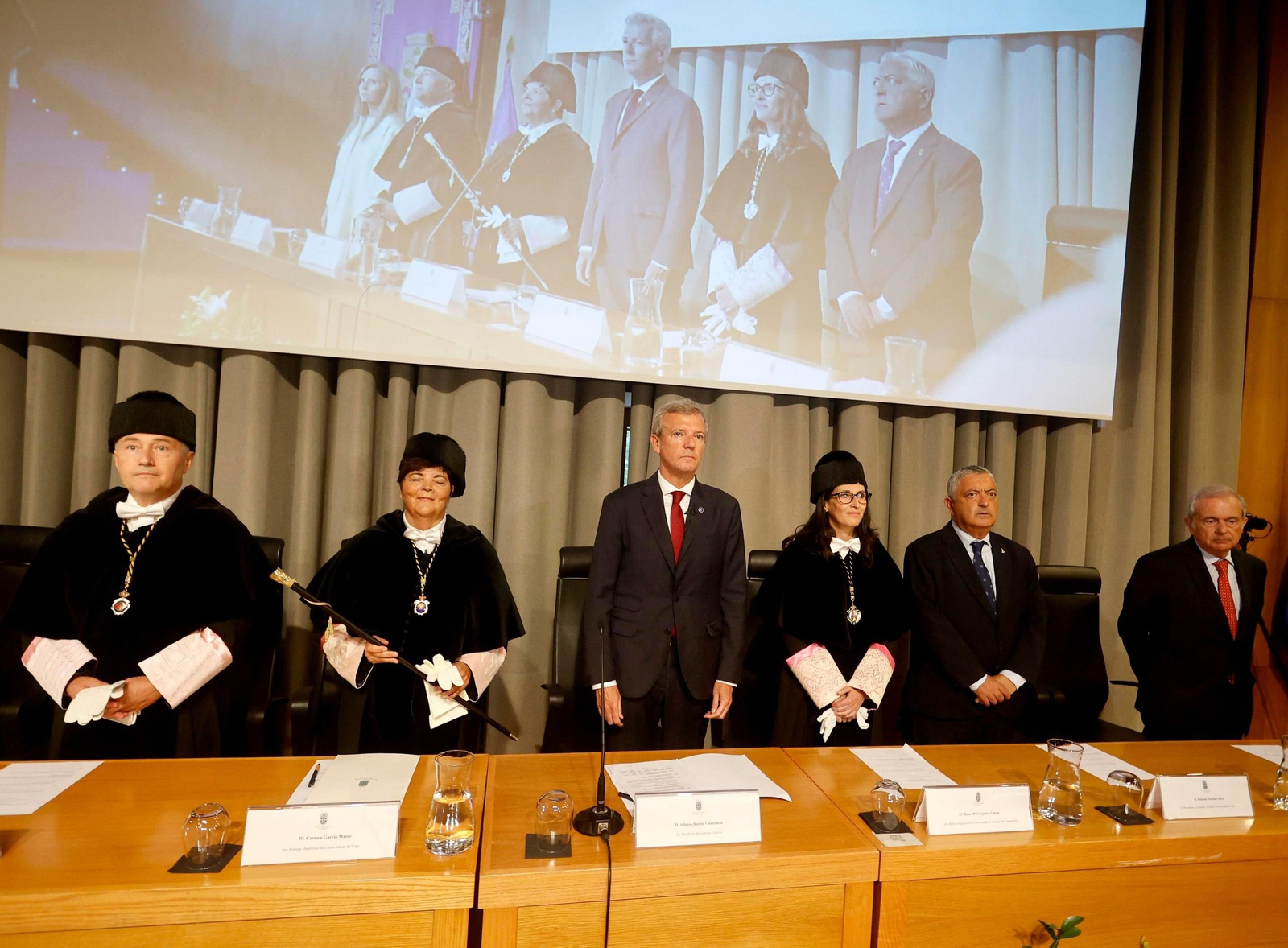 Galería | La Universidad de Vigo inaugura el curso académico 2026-2027