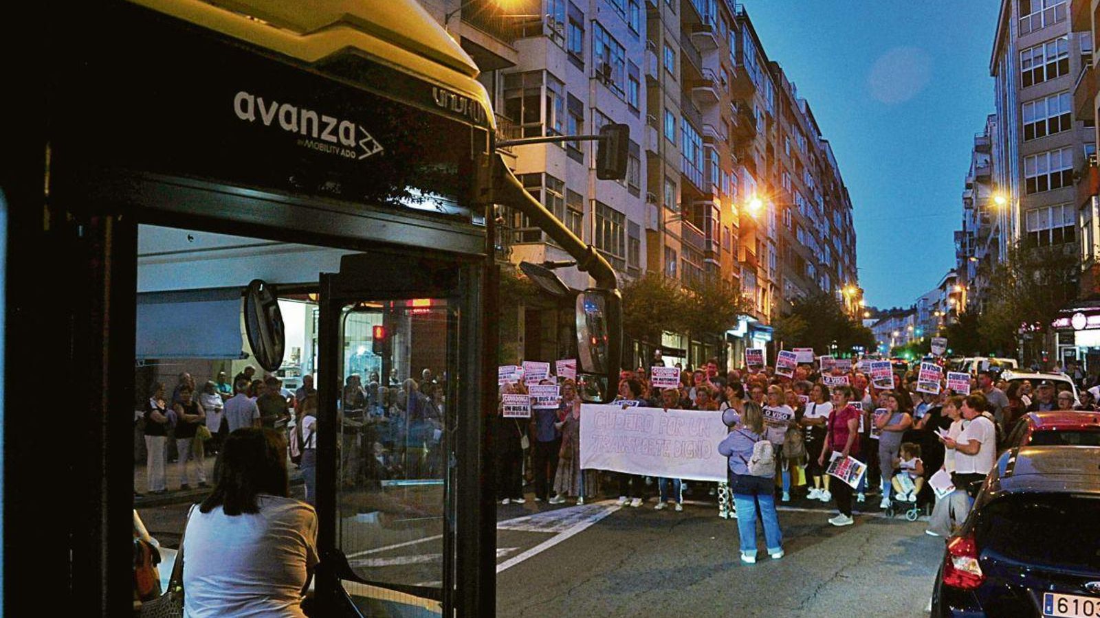 Manifestación en Ourense.