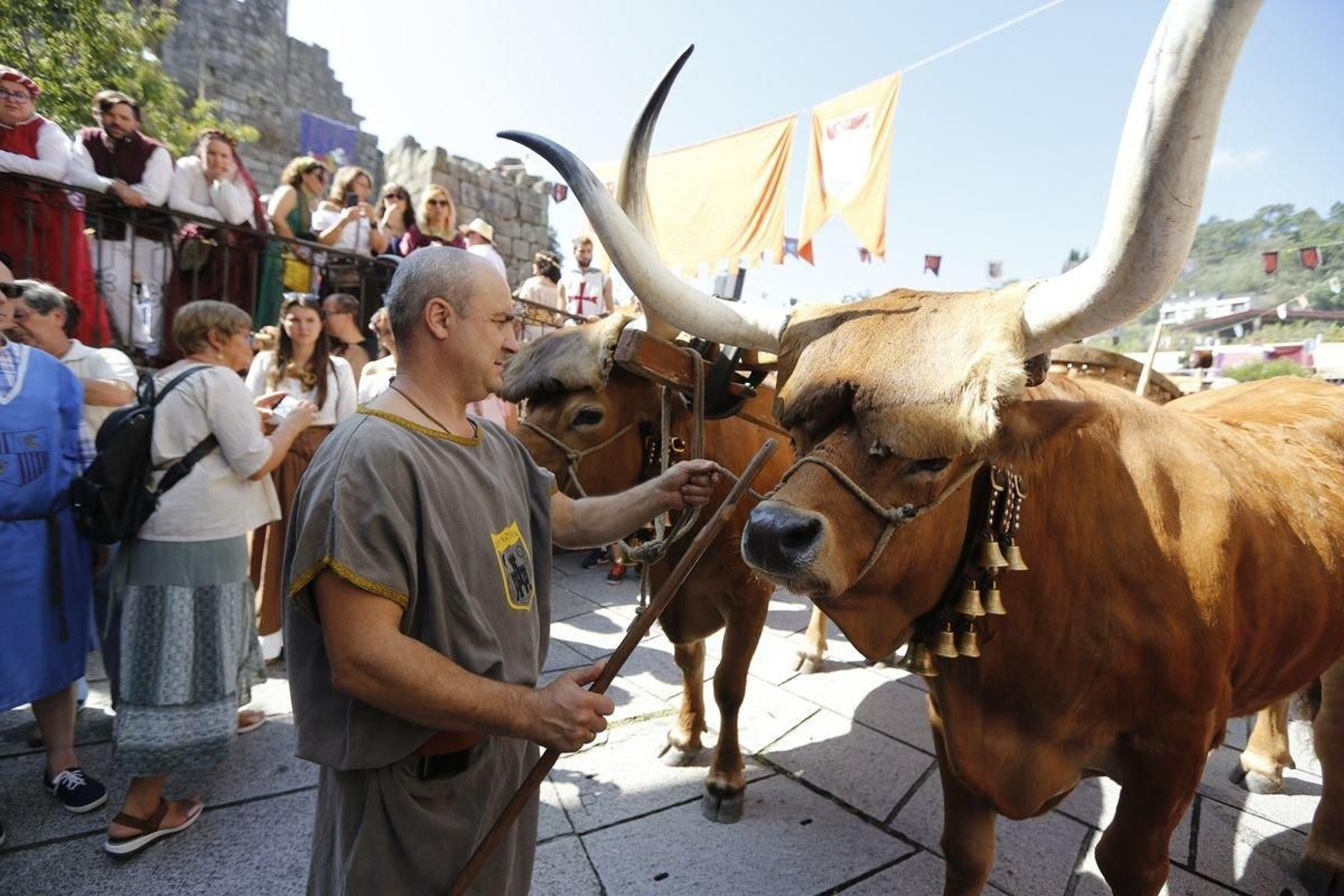Ribadavia. 31/08/2019. Festa da Istoria en Ribadavia.
Foto: Xesús Fariñas