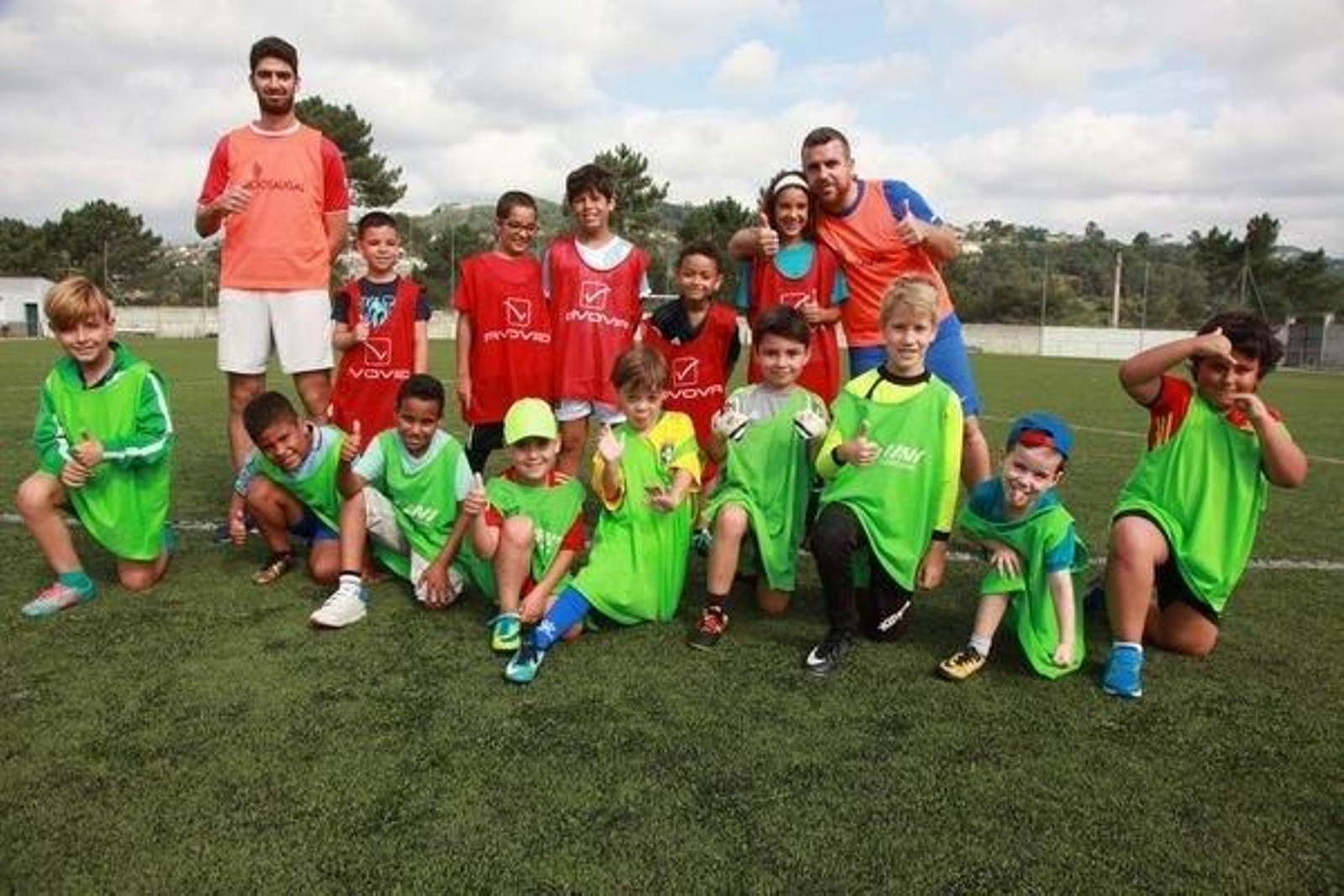 VELLE 12/07/2018.- Campus de fútbol en Velle. José Paz