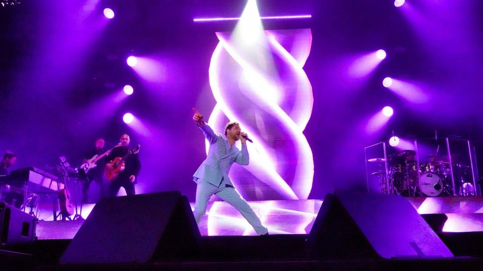 David Bisbal en el concierto de Castrelos. // Vicente Alonso