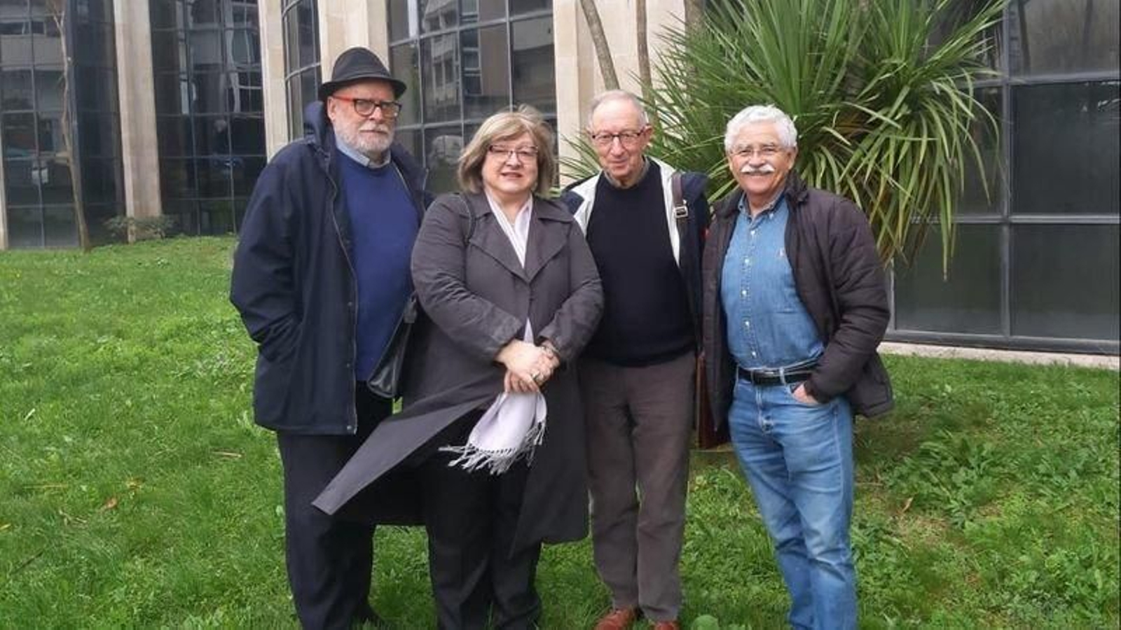 Miguel Ángel Martínez, Antonia Blanes, Celso Pumar y Rafael Veleiro.