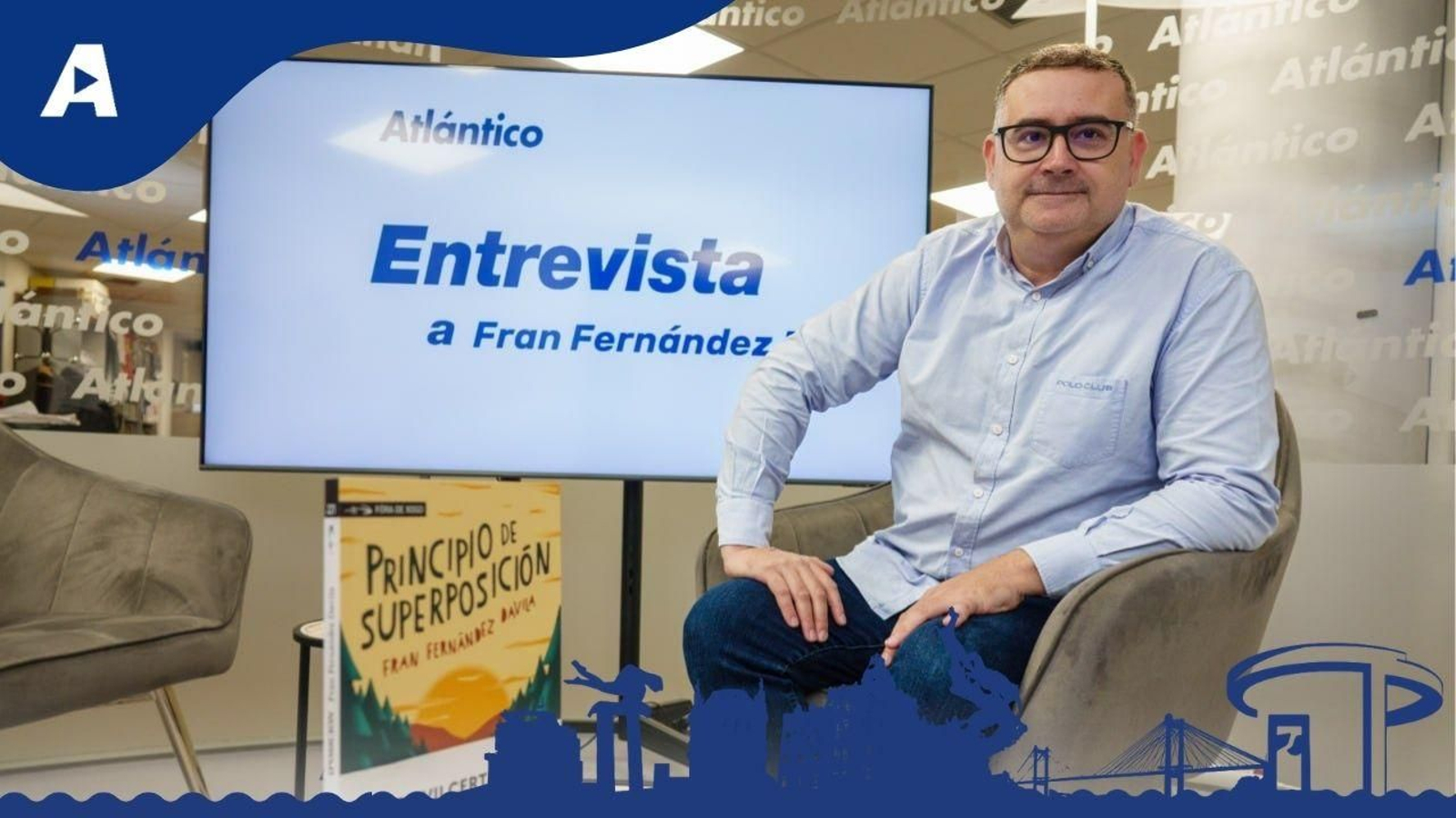 Fran Fernández Davila: “En 'Principio de Superposición' hai poesía, ciencia e unha novela de misterio, tamén”