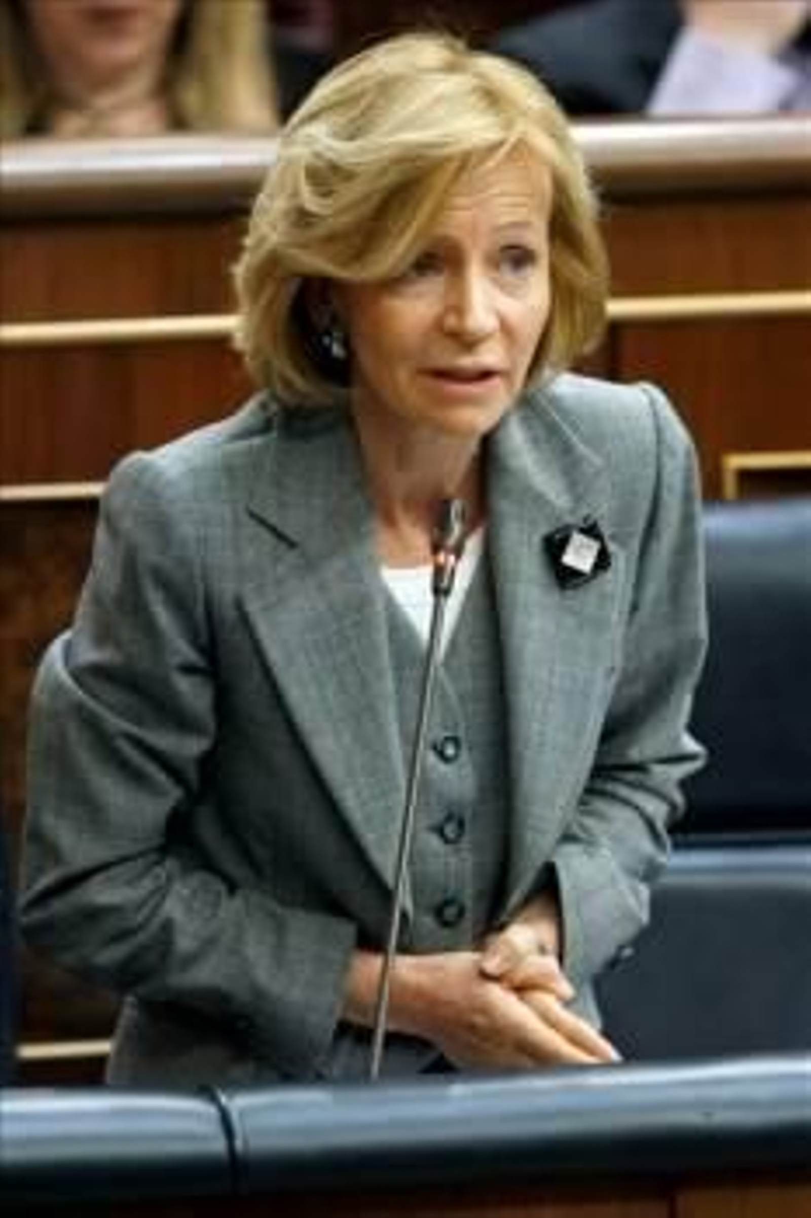 La vicepresidenta segunda del Gobierno y ministra de Economía, Elena Salgado. (Foto: Chema Moya)