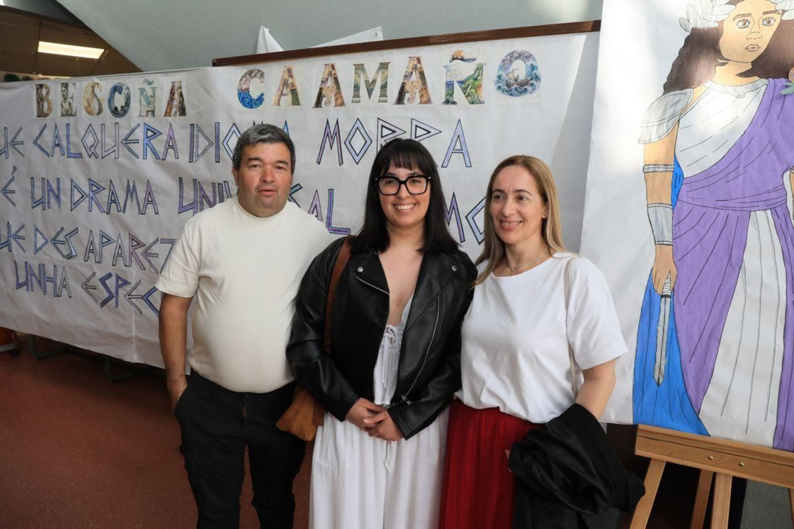 Lusi, Sofía y Yolanda.