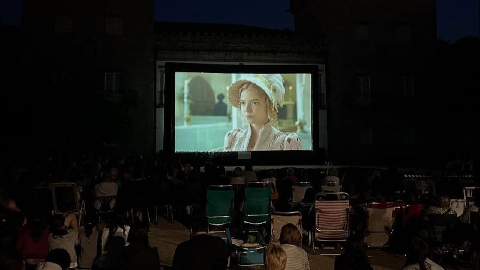 Cine de verano en el Pazo de Castrelos.