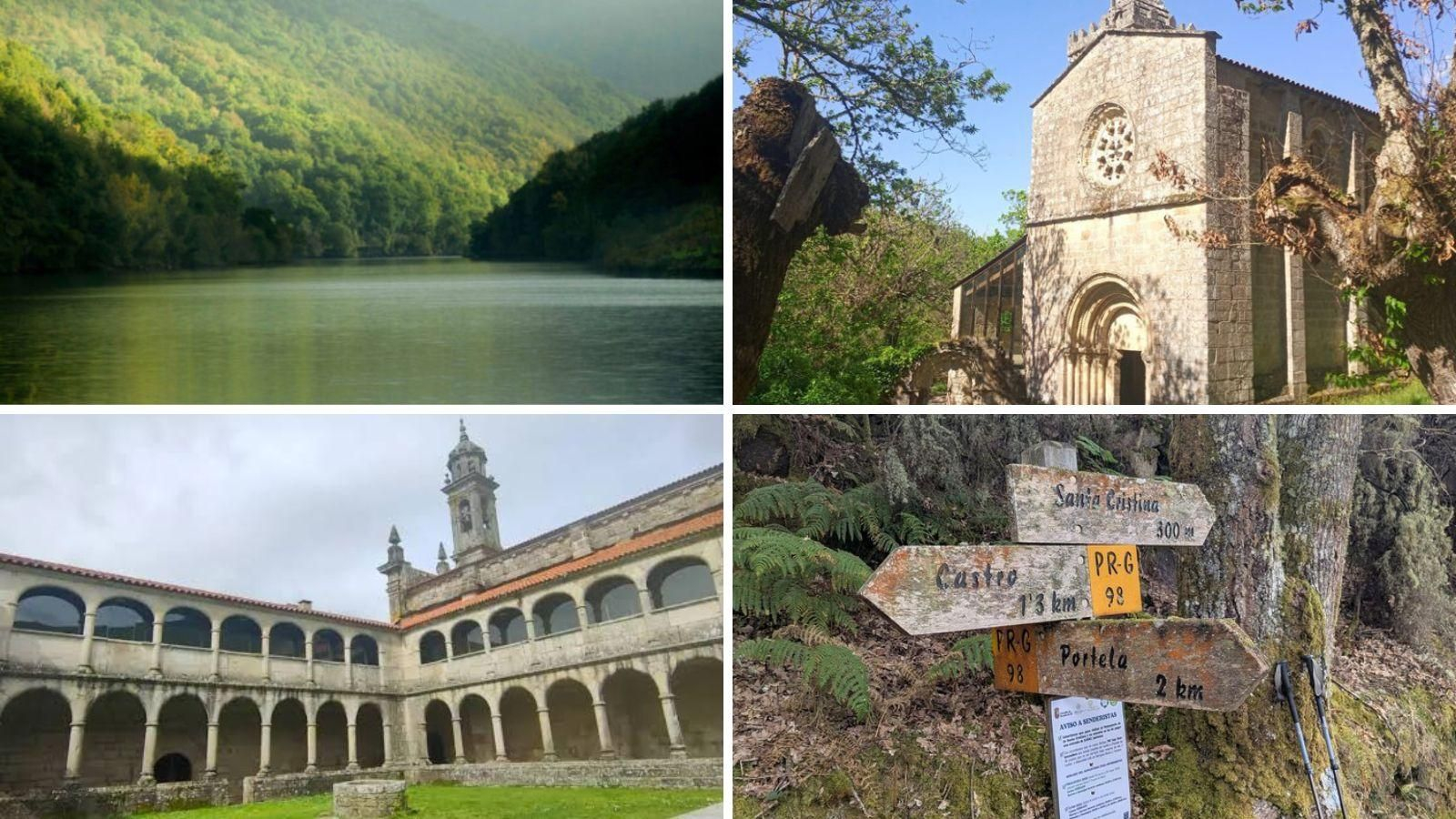 Imágenes de diferentes etapas del camino