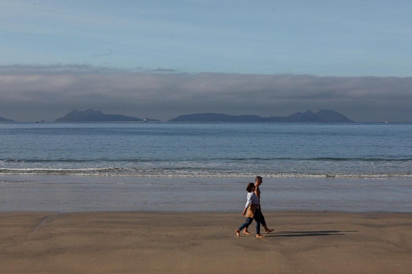 Día sin lluvia en Vigo.