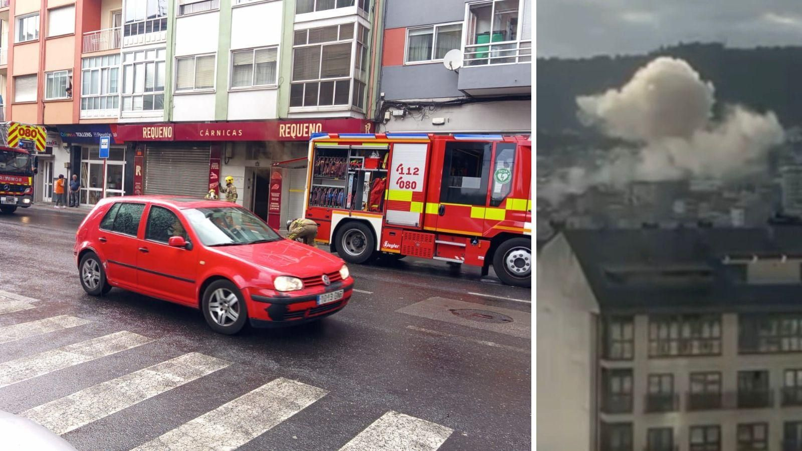 Imágenes del incendio en Marcelo Macías