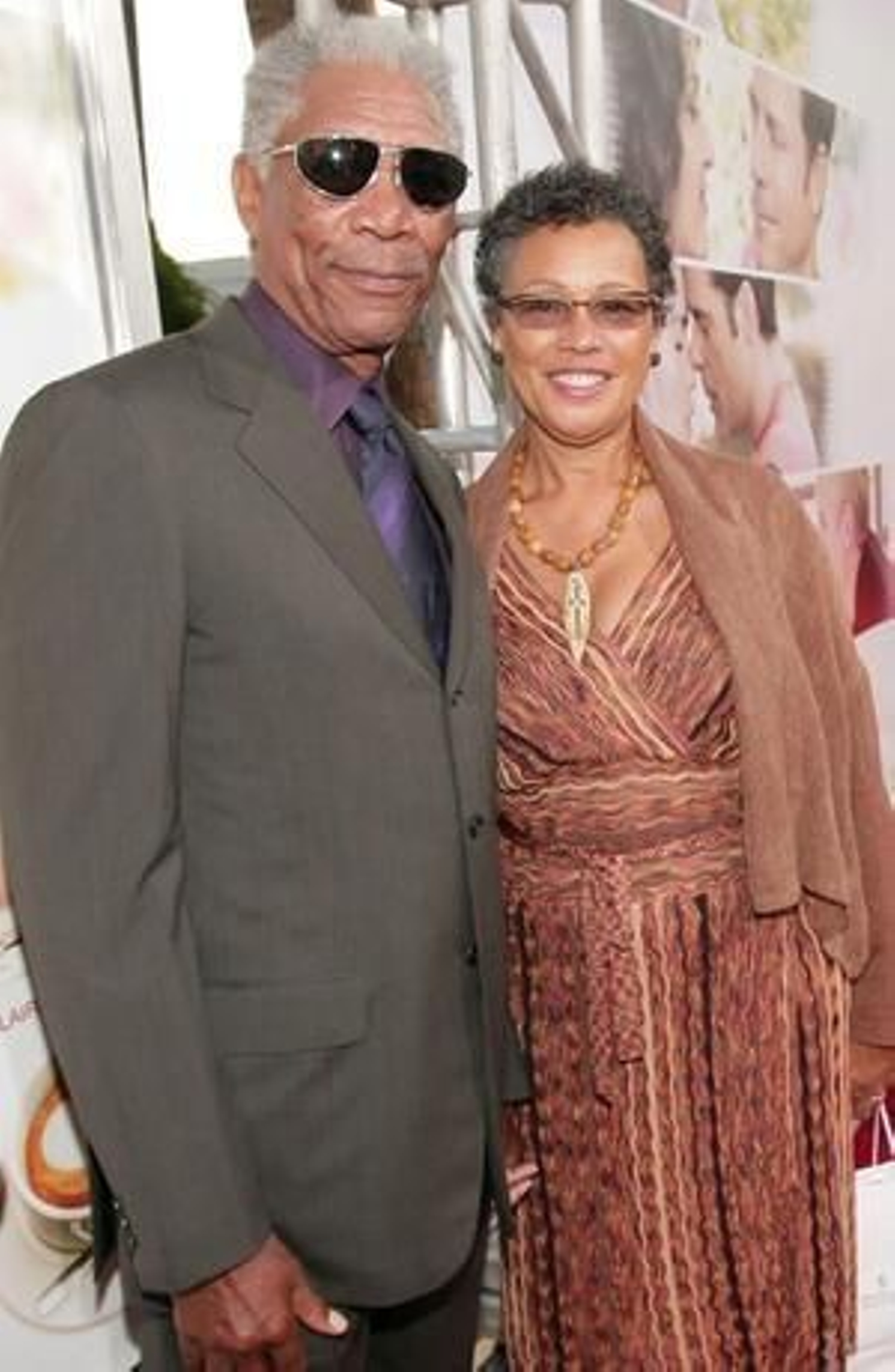 El actor Morgan Freeman junto a su esposa Myrna Colley-Lee. (Foto: Agencias)