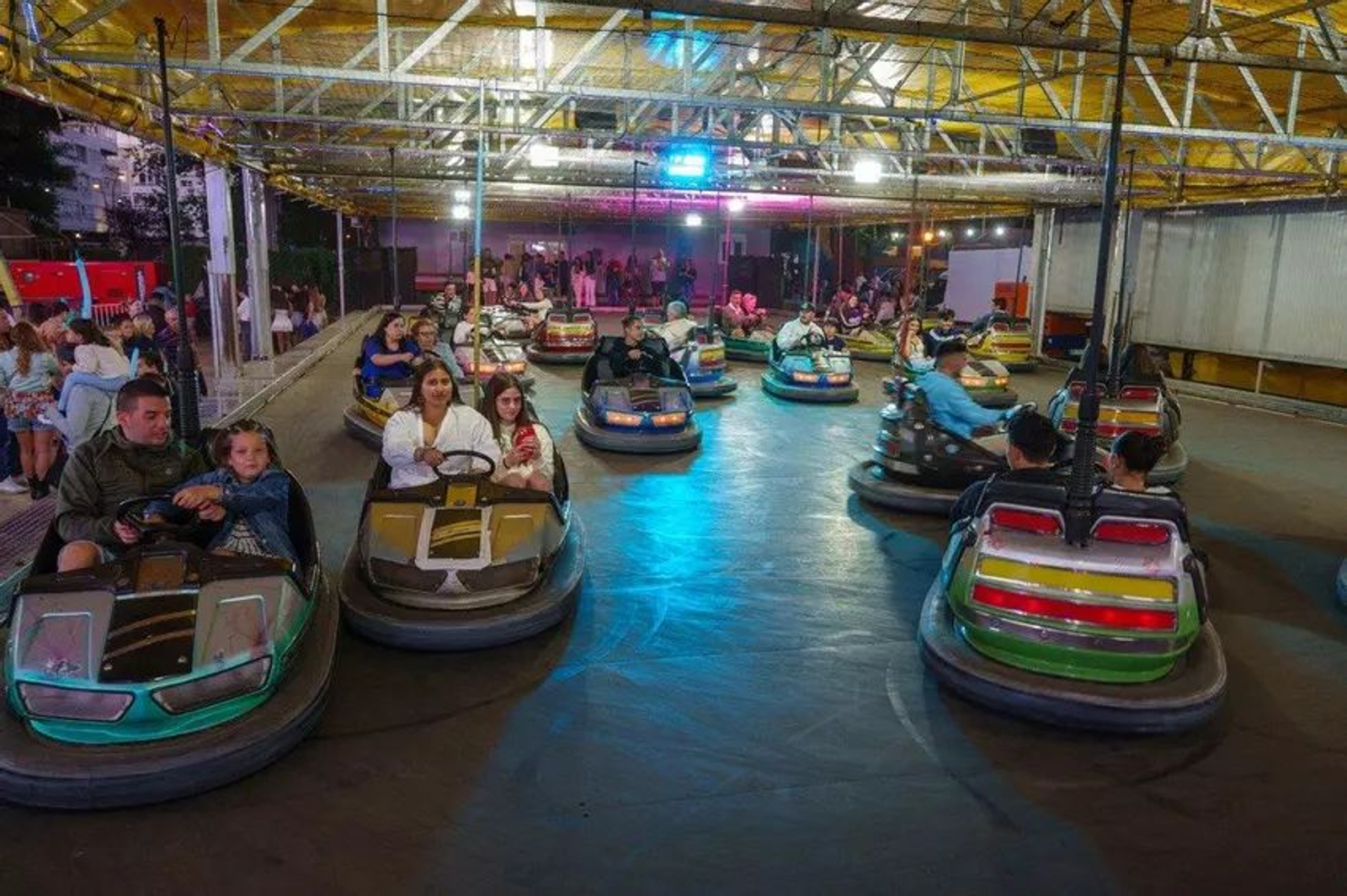 Atraccións nunhas festas.