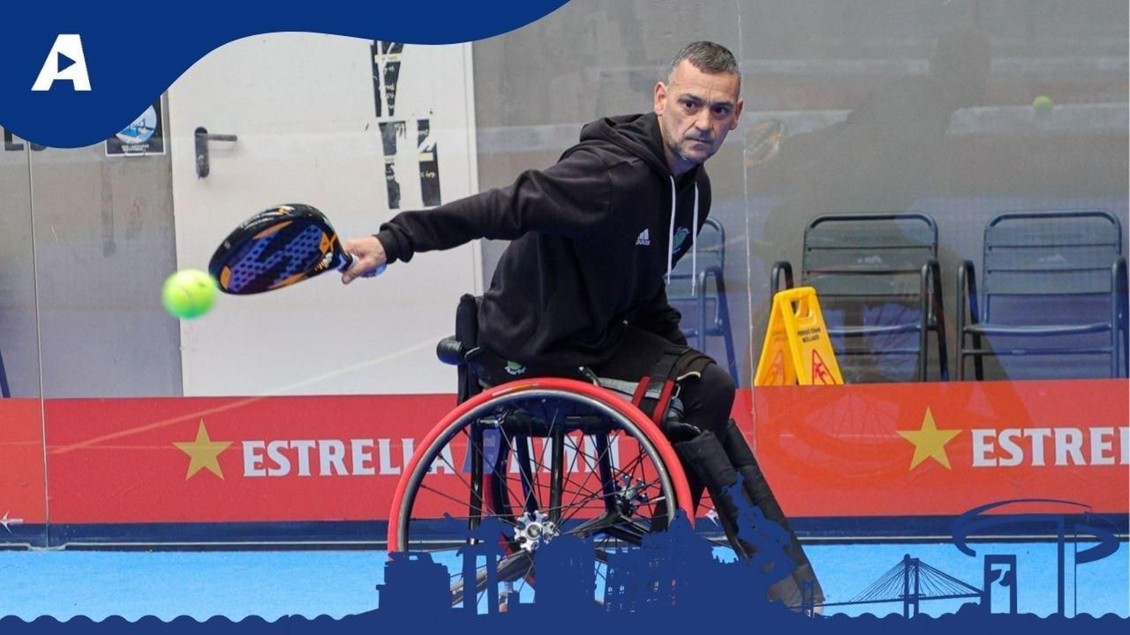 Alberto Abalde: “El pádel requiere tranquilidad, hay que leer el bote de la bola”