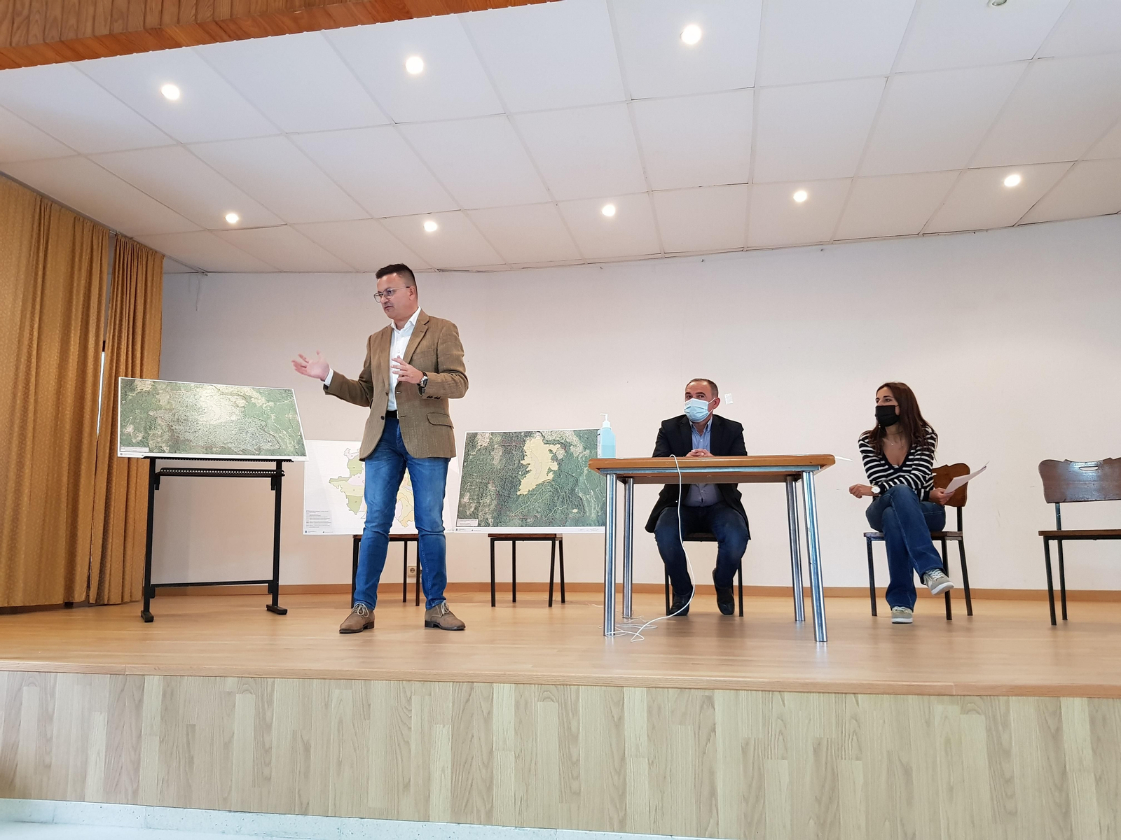 José González, Rodrigo Aparicio e Inés Santé. (Foto: cedida).