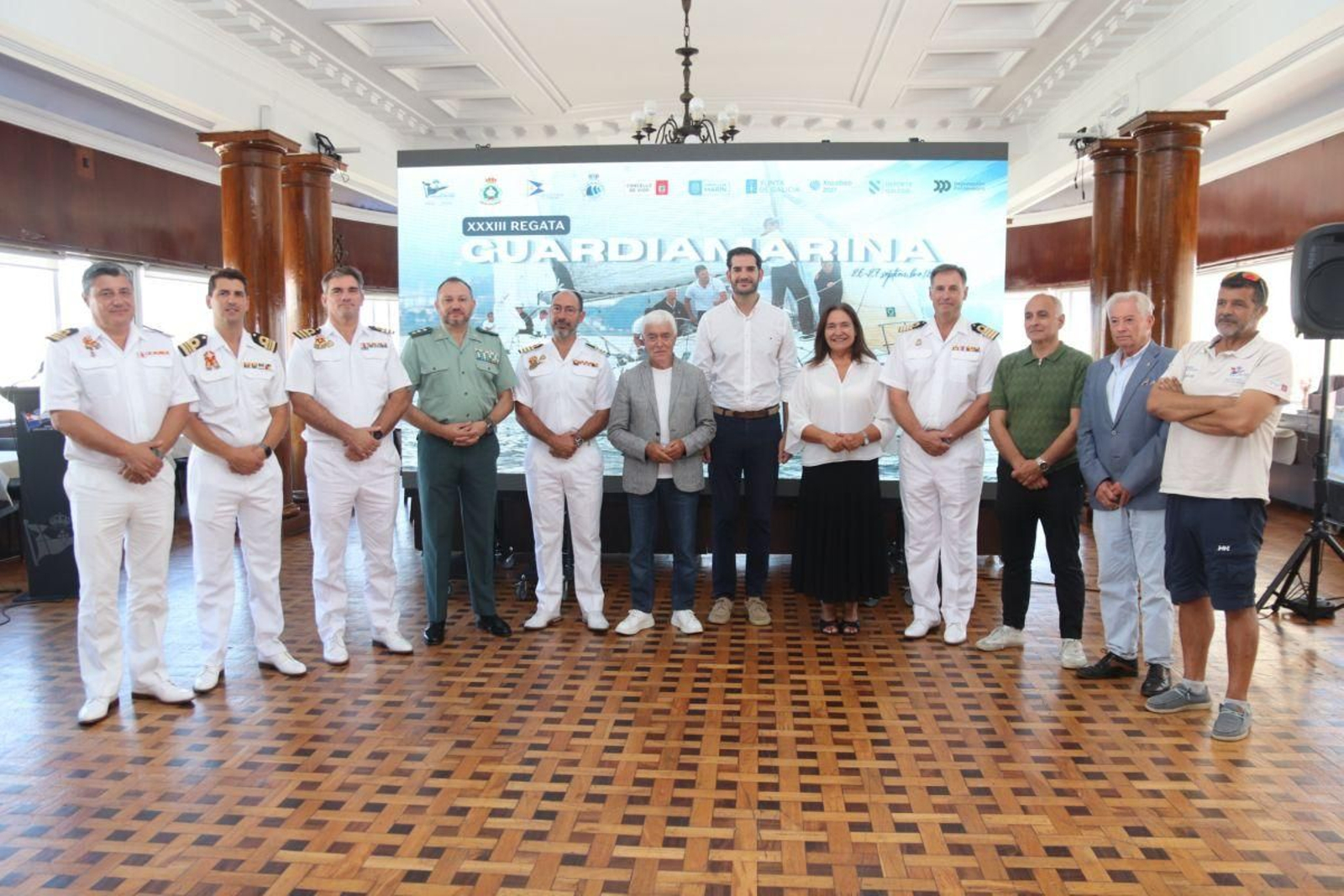 La regata se presetó ayer en las instalaciones del Real Club Náutico de Vigo.