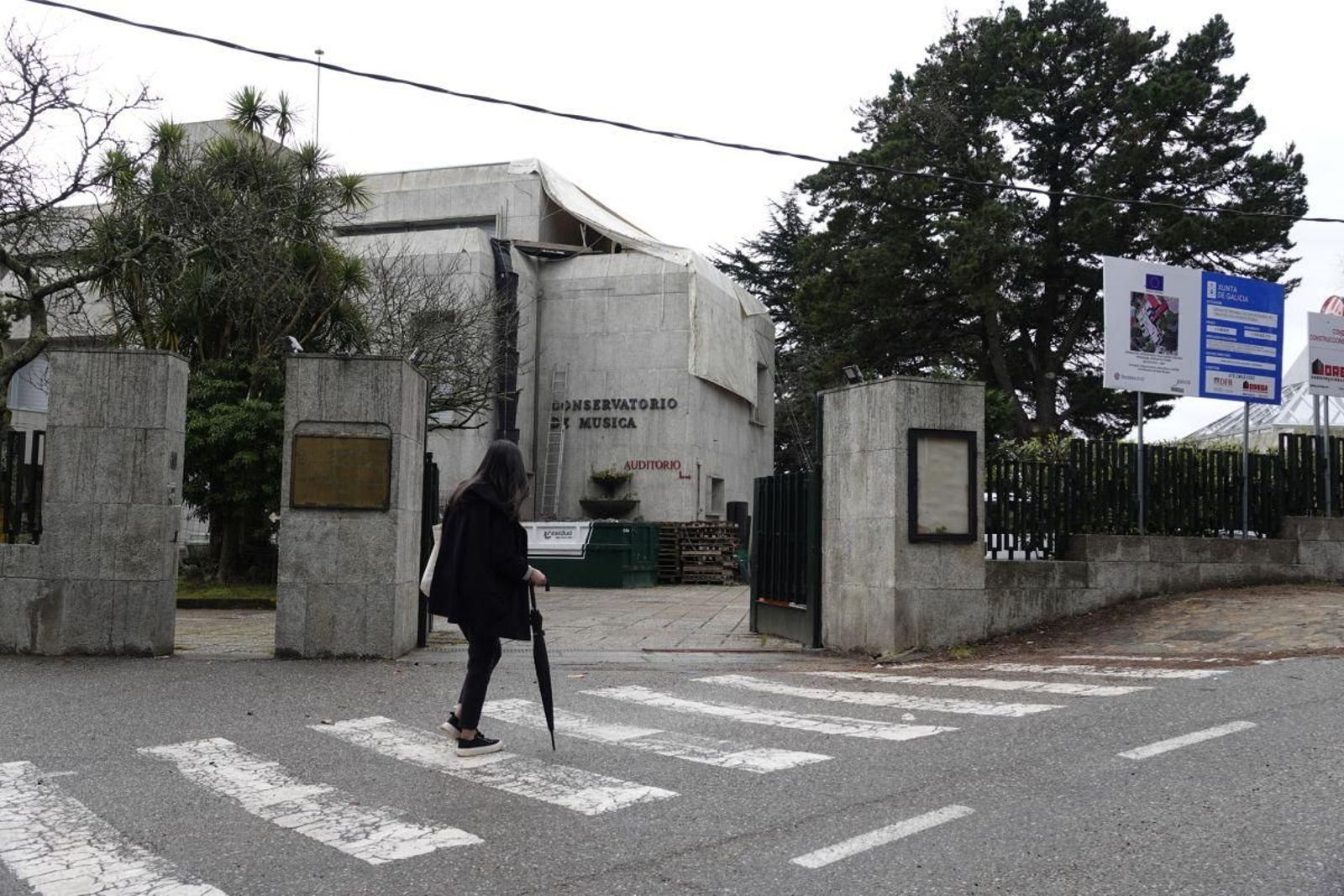 El Conservatorio Superior de Vigo se encuentra en pleno proceso de renovación.