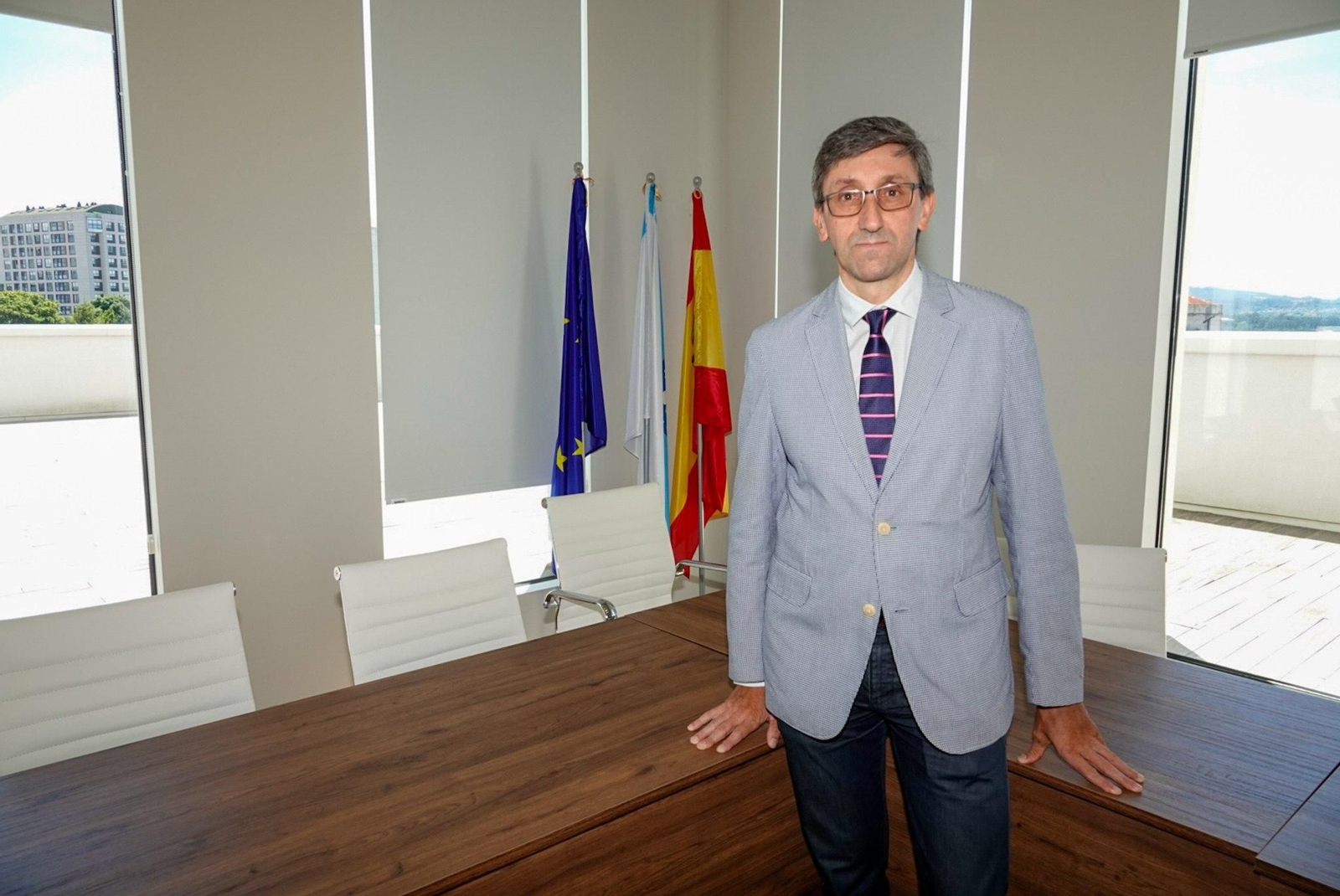 El presidente del Tribunal de Instancia de Vigo, Manuel Pereira.