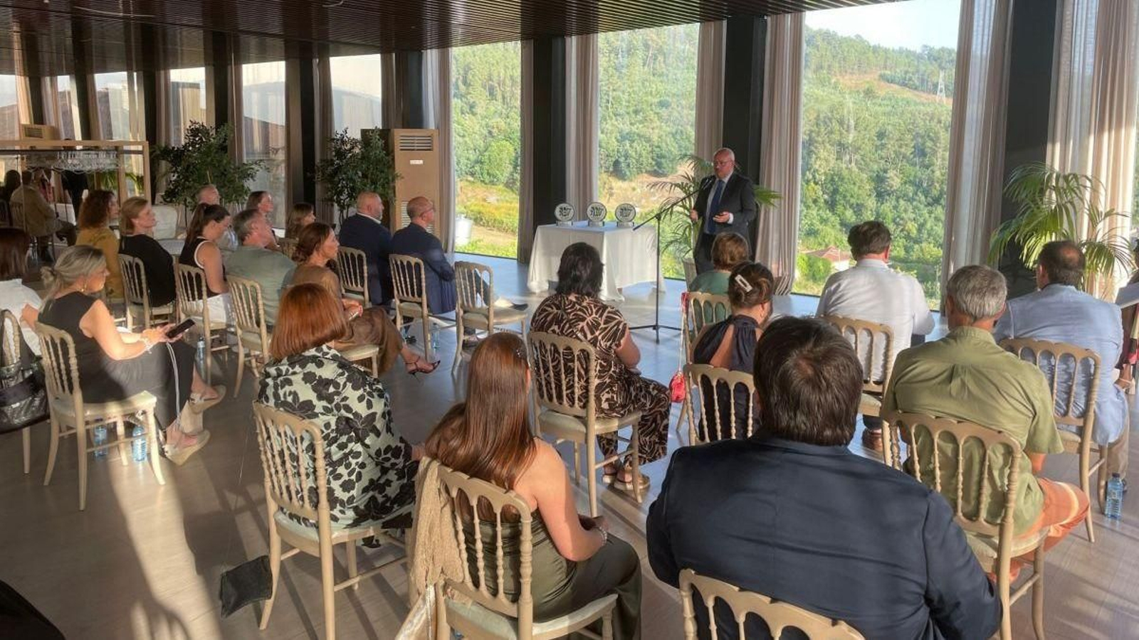 I Gala de premios Caminos de Sefarad, celebrada en Ribadavia.