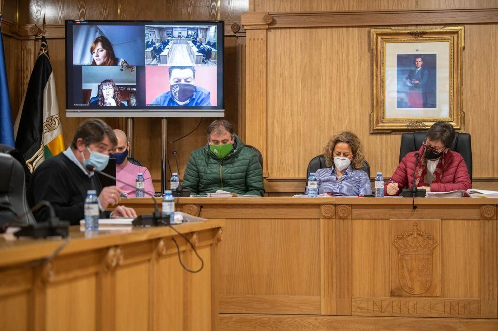 Una imagen de la sesión plenaria celebrada este jueves. (Foto: Óscar Pinal)