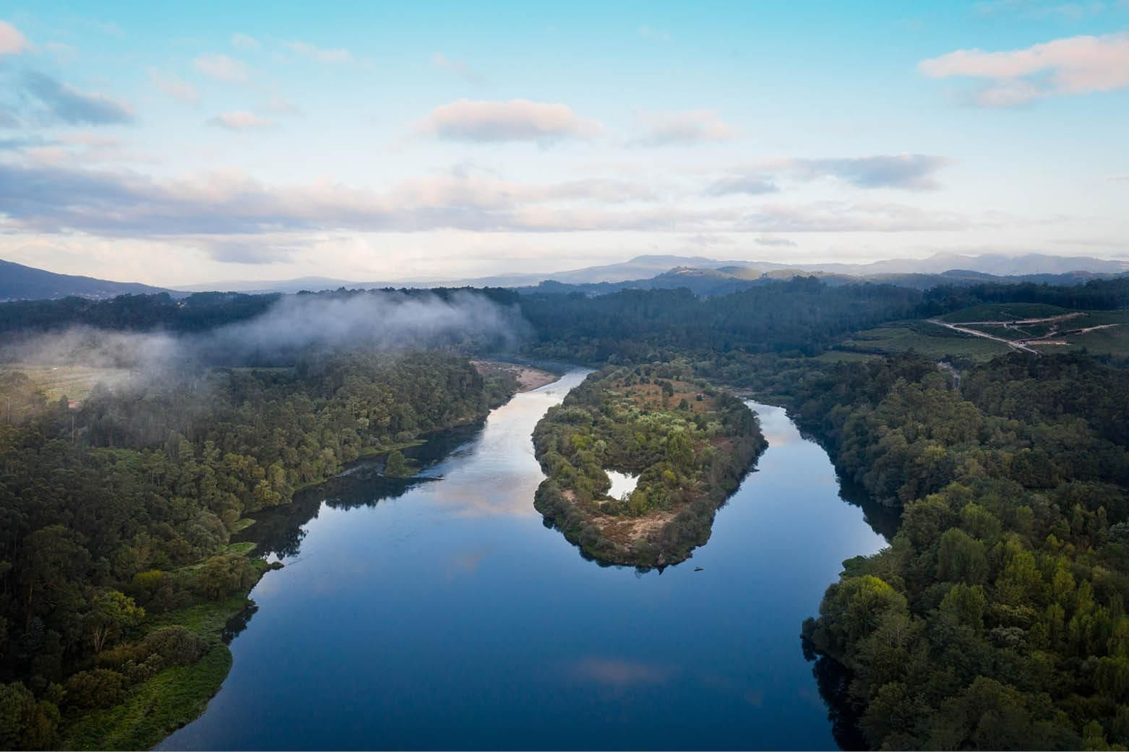 El Concello de Salvaterra, propietario de la Illa Fillaboa, en tramo donde desemboca el río Tea en el Miño