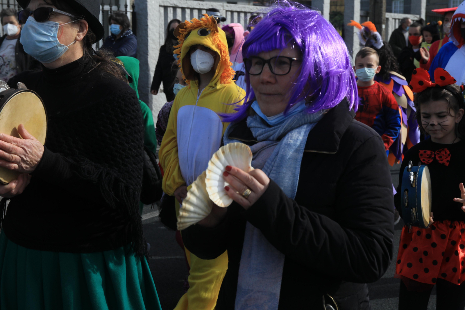 Desfile de entroido infantil en Cualedro. José Paz
