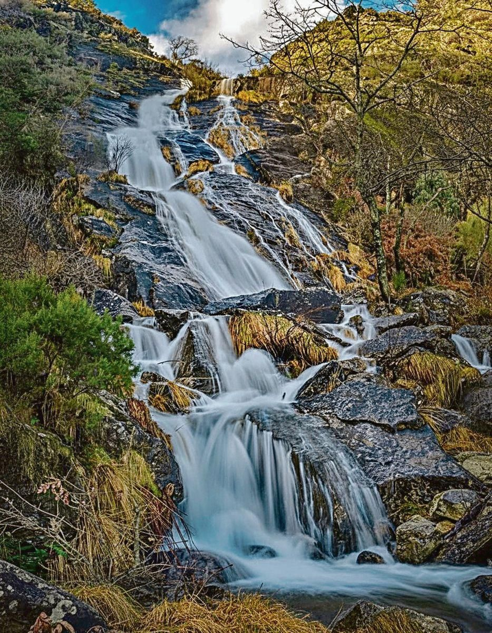 A cascada da Fervenza da Feixa en Avión.