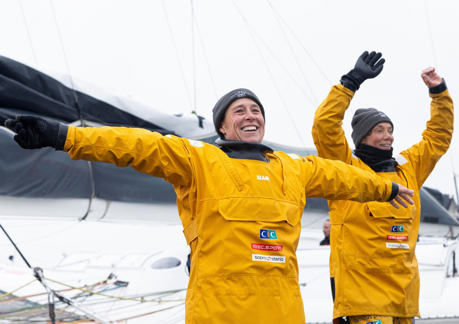Támara Echegoyen, tras acabar el Trofeo Jules Verne.
