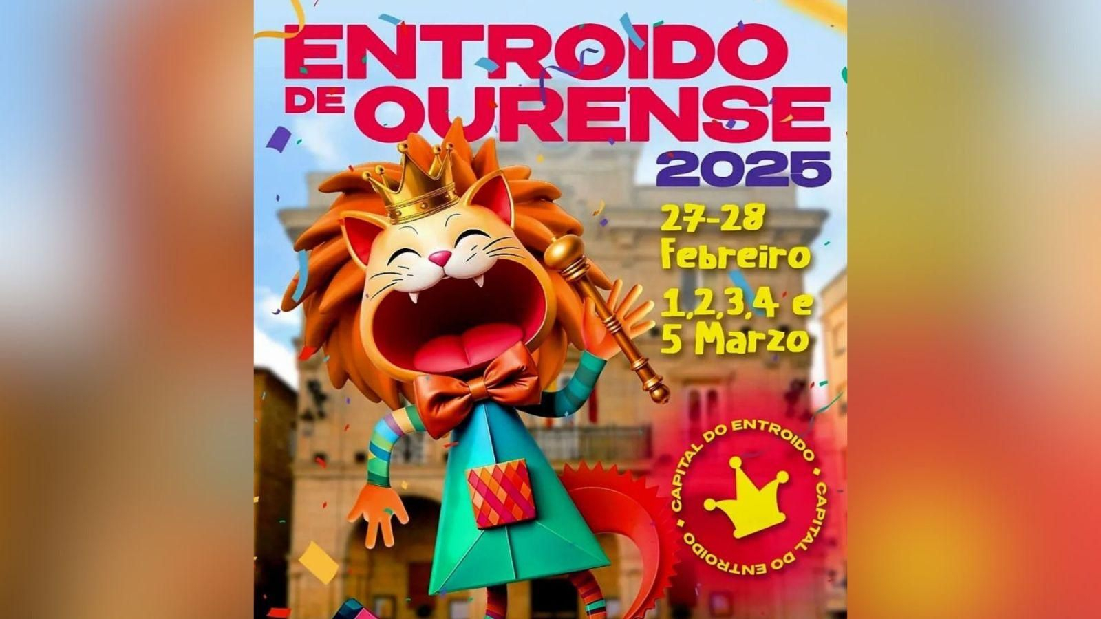 Cartel del Entroido de Ourense.
