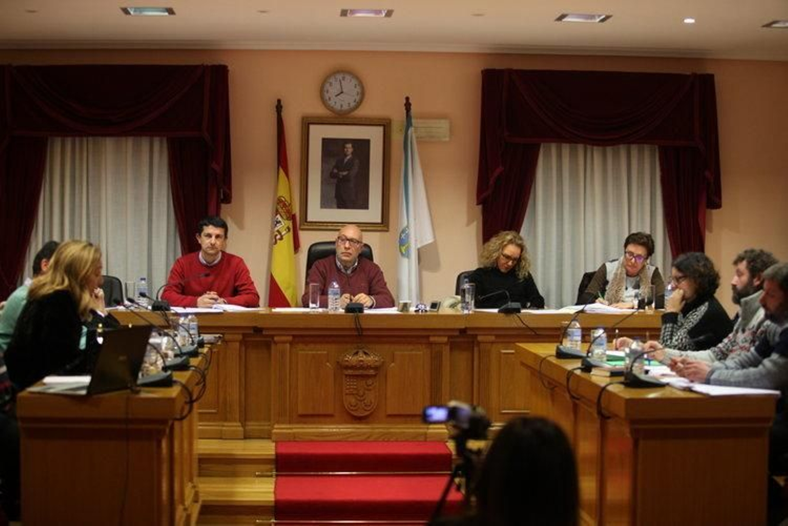 Un pleno del concello de Barbadás, en la pasada legislatura