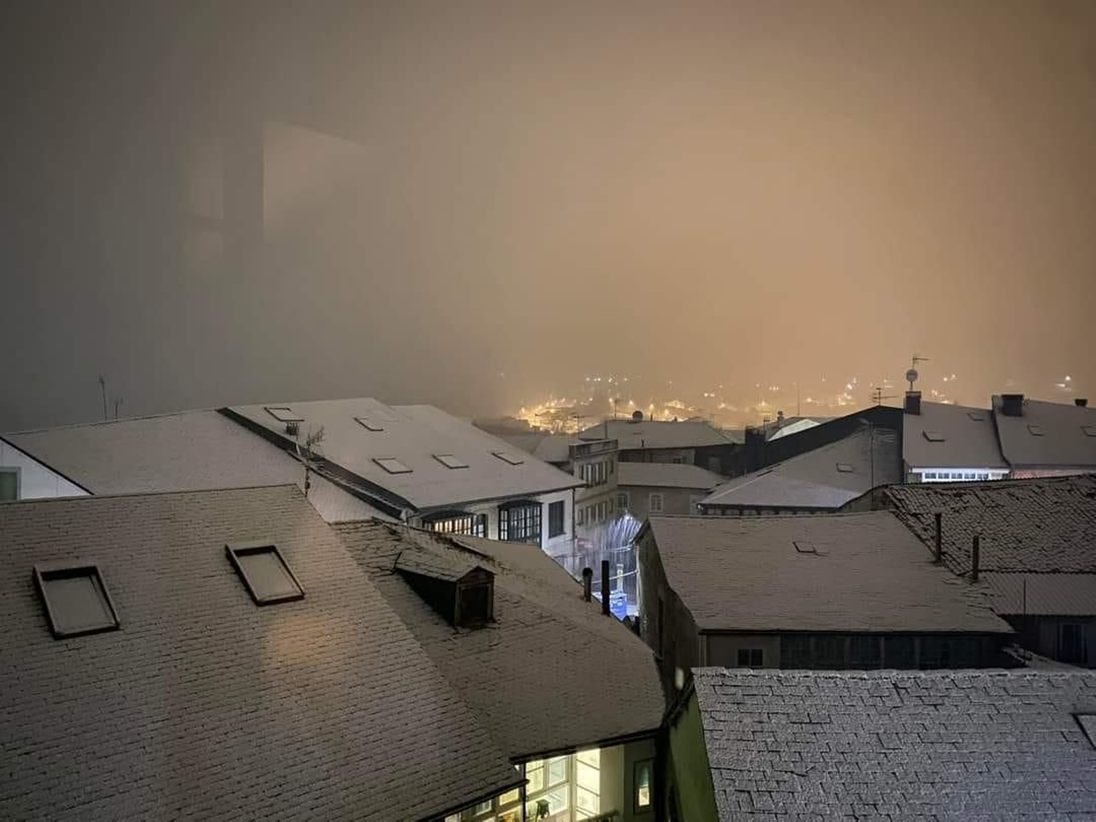 Nieve en la provincia de Ourense