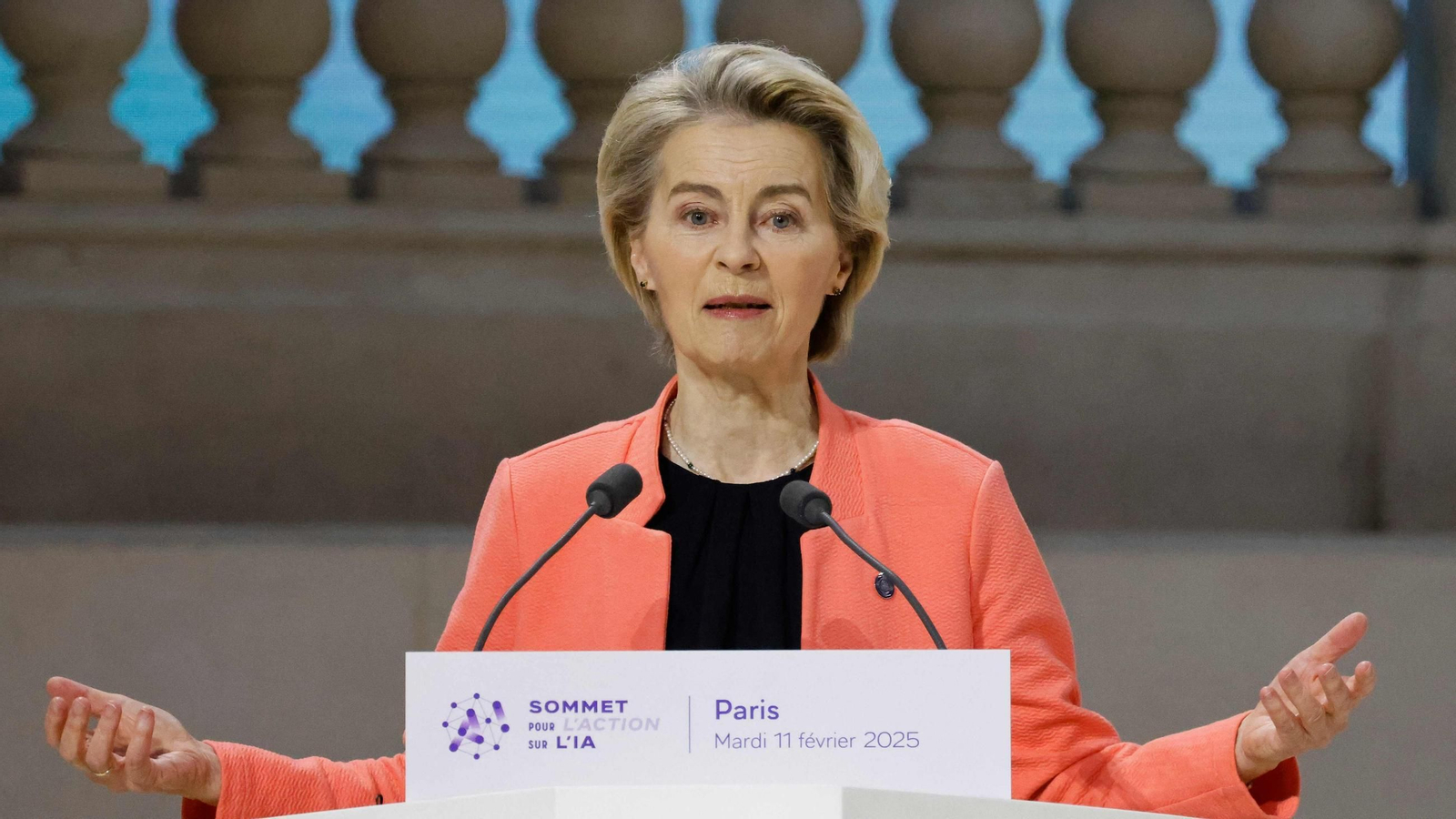La presidenta de la Comisión Europea, Ursula von der Leyen