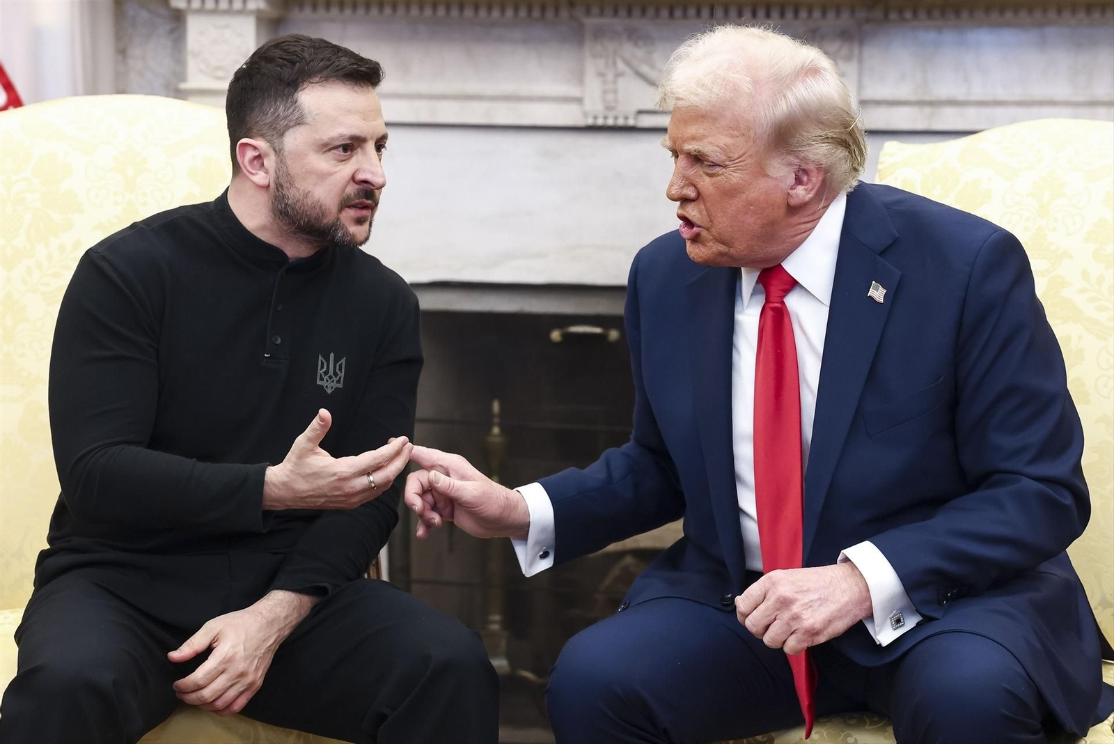 Zelensky y Trump en la última reunión en la Casa Blanca