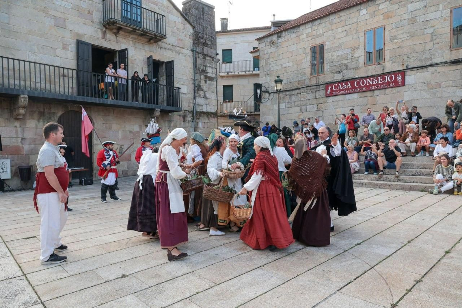 Galería | Redondela se echa a la calle para dar comienzo a la Batalla de Rande