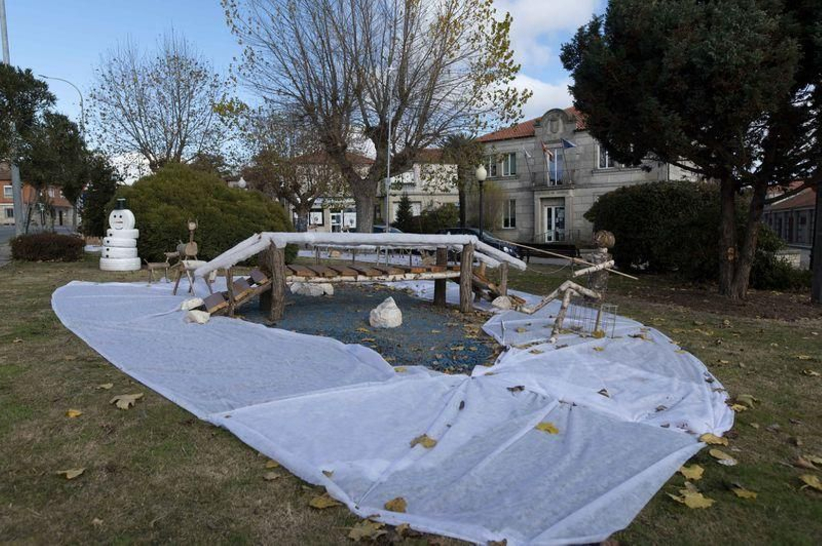 Sandiás estrena su decoración de Navidad // 
Foto: Martiño Pinal
