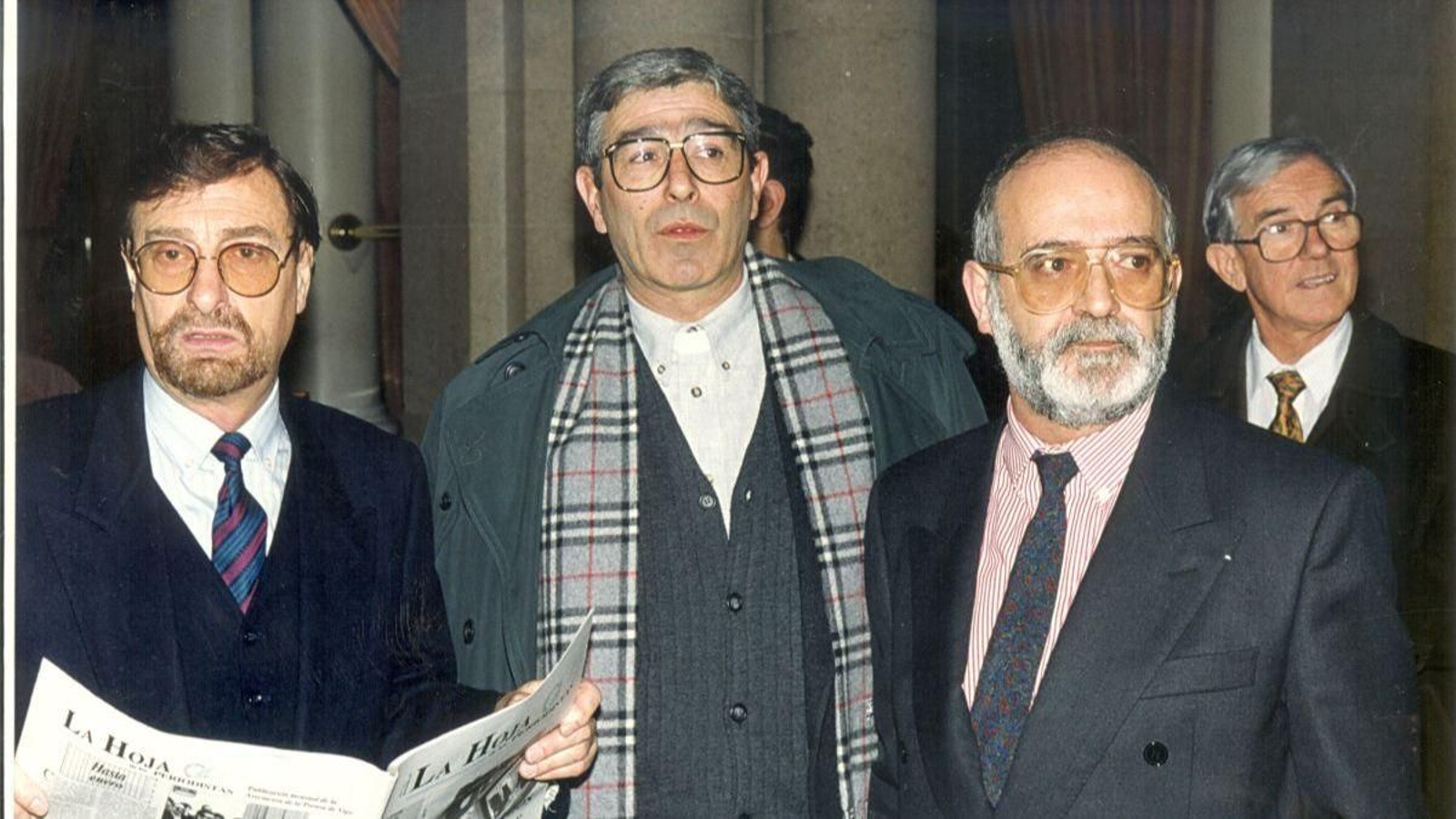Lalo Vázquez Gil, primero por la izquierda.