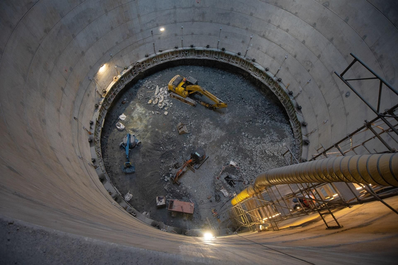 Maquinaria para la realización de obras