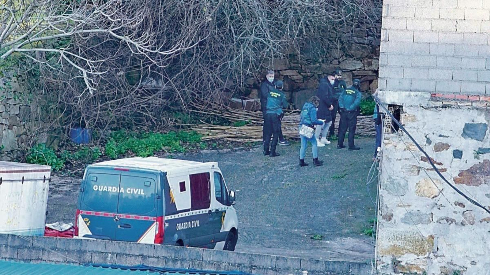 Un momento de la reconstrucción en la nave de Lavadores, el viernes.