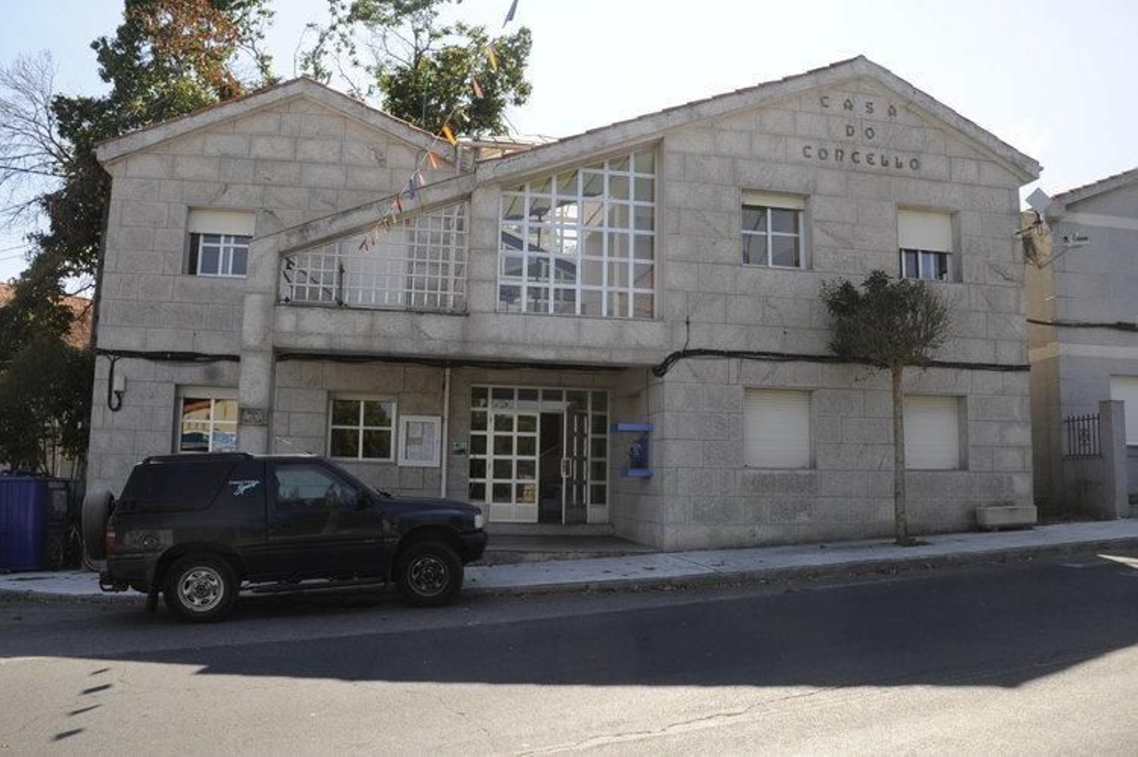 La Casa del Concello de Os Blancos, en una imagen de archivo.