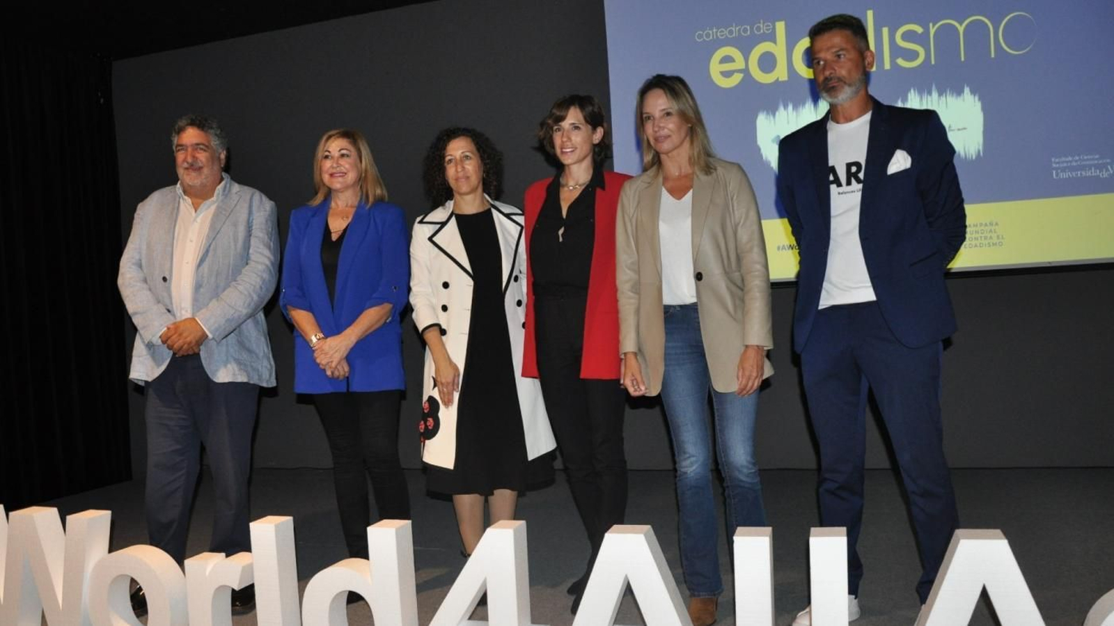 Carlos Rodríguez, Yolanda Aguiar, Ana Belén Fernández, Vânia de la Fuente, Marta Fernández- Tapias e Luis Barros (UVIGO)